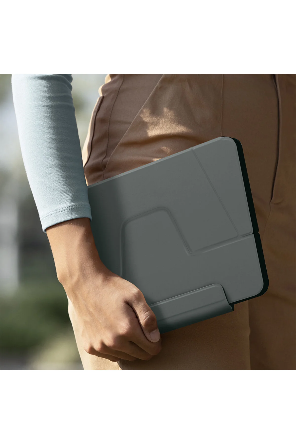 کاور تبلت IPAD PRO 11 M4 CHIP TABLET CASE SERIES RYZE طراحی تاشو با قابلیت چرخش 360 درجه پایه UNIQ Better By Design