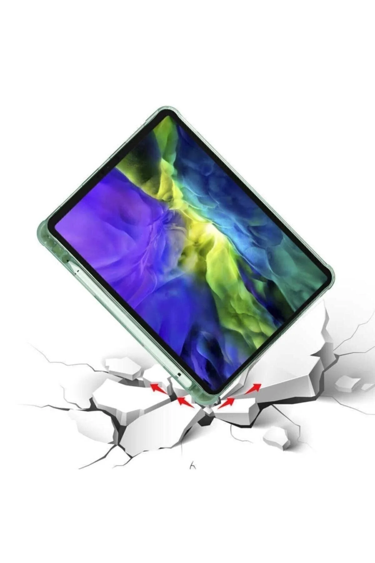 کاور تبلت IPAD AIR 11 INCH M2 M3 CHIP 4. 5. 6. قاب قلم تاشو نسلی با محفظه و حالت خواب فیبکس Fibaks