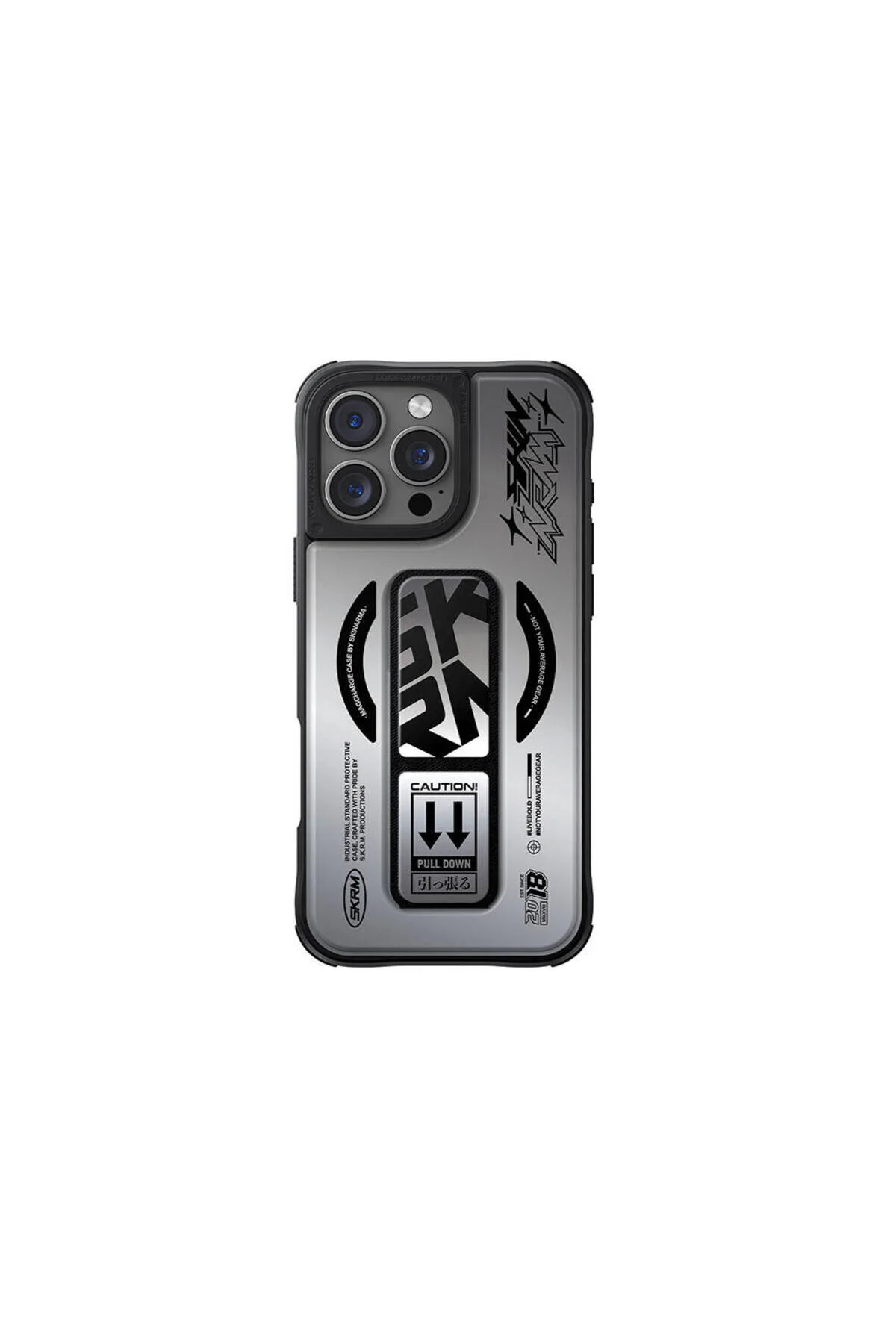 کاور و قاب IPHONE 16 PRO سازگار با غلاف SKINARMA DESIGN HOLOGRAPHIC LEATHER LOOKING اجاره KOBAI اسکین ارما Skinarma