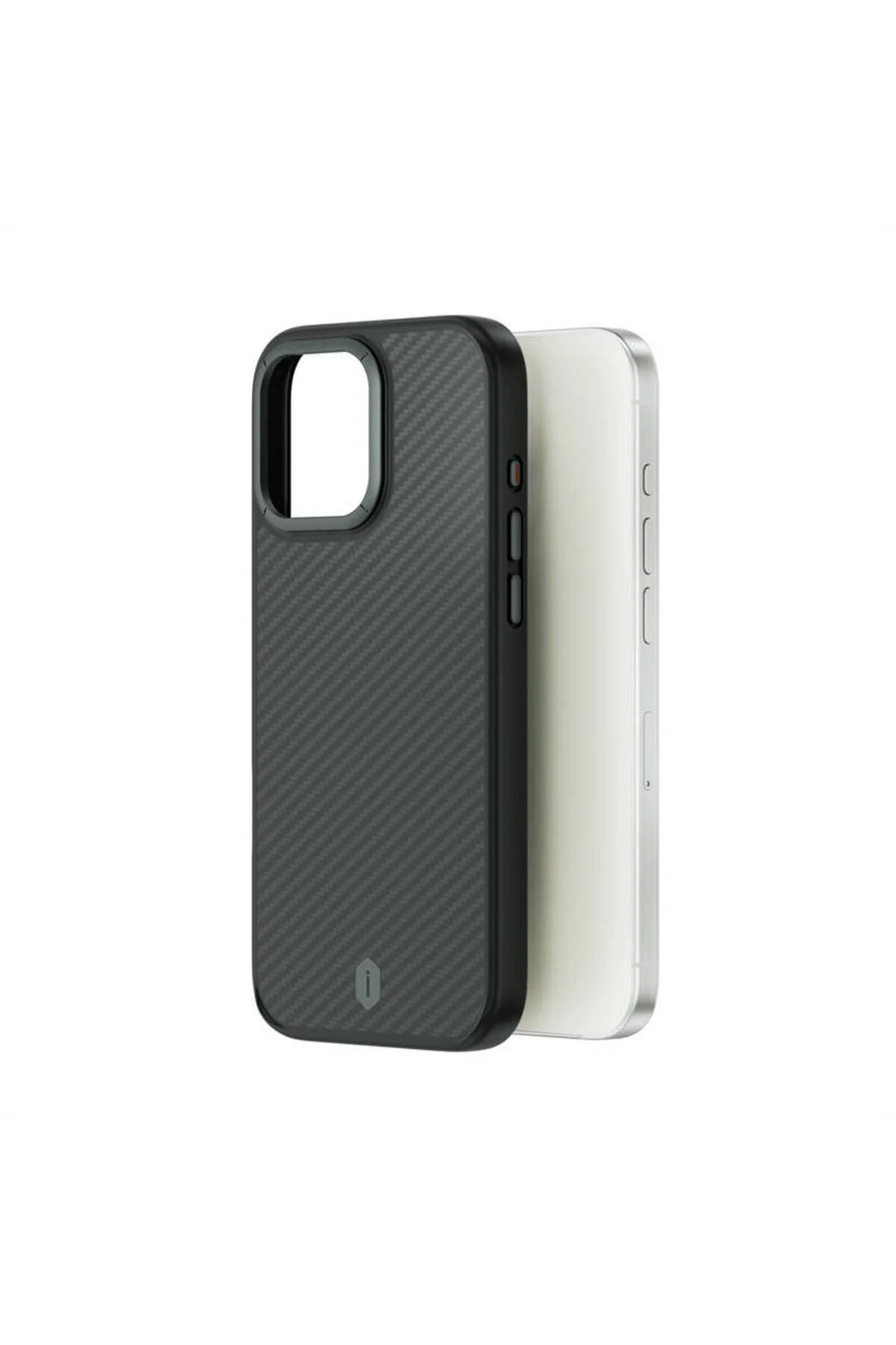 کاور و قاب IPHONE 16 PRO CASE WIWU DCC 205 MAGSAFE شارژ فیبر آرامش بخش KEVLAR COVER BLACK WIWU