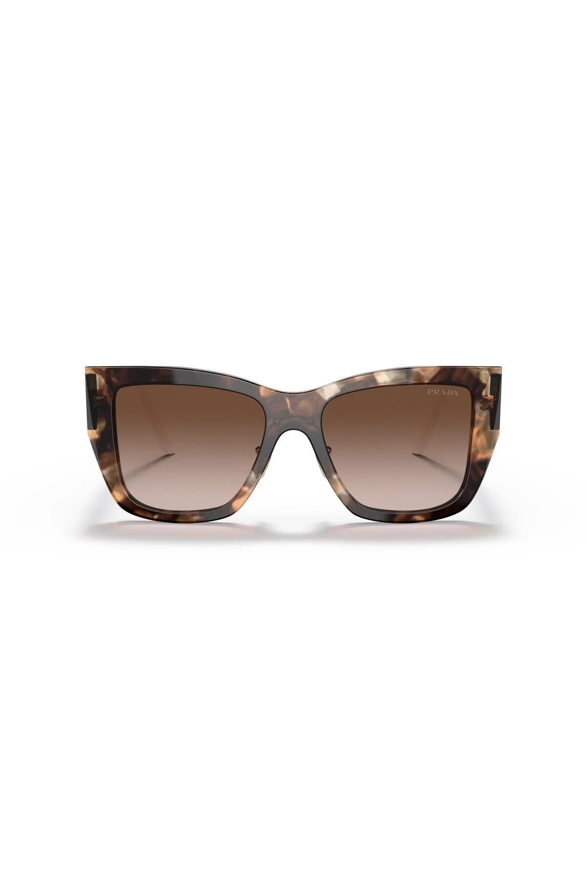 عینک آفتابی پرادا (Prada) مدل 0PR21YS 07R6S1 54-18 با لنز قهوه‌ای و طرح لئوپارد Prada