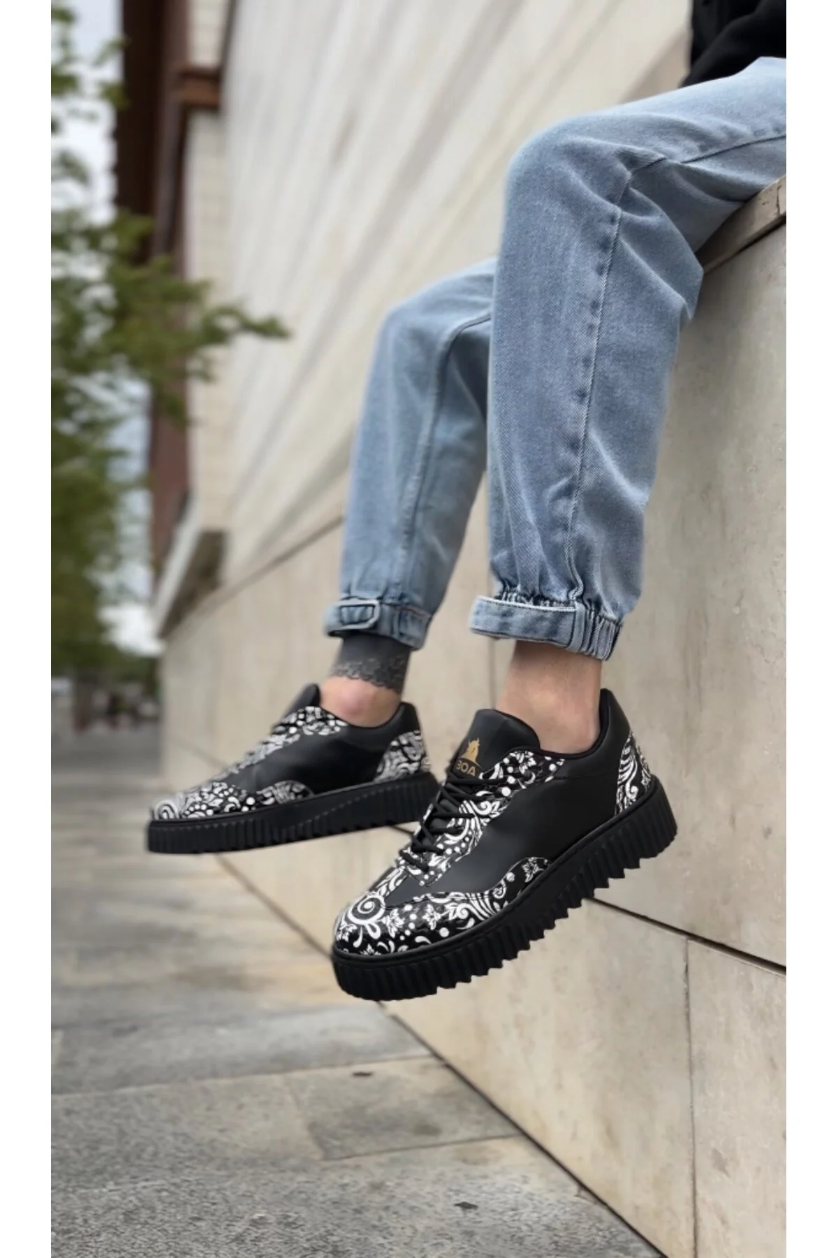 کفش مردانه BA0802 BOA GOTHIC الگوی روزانه BOA