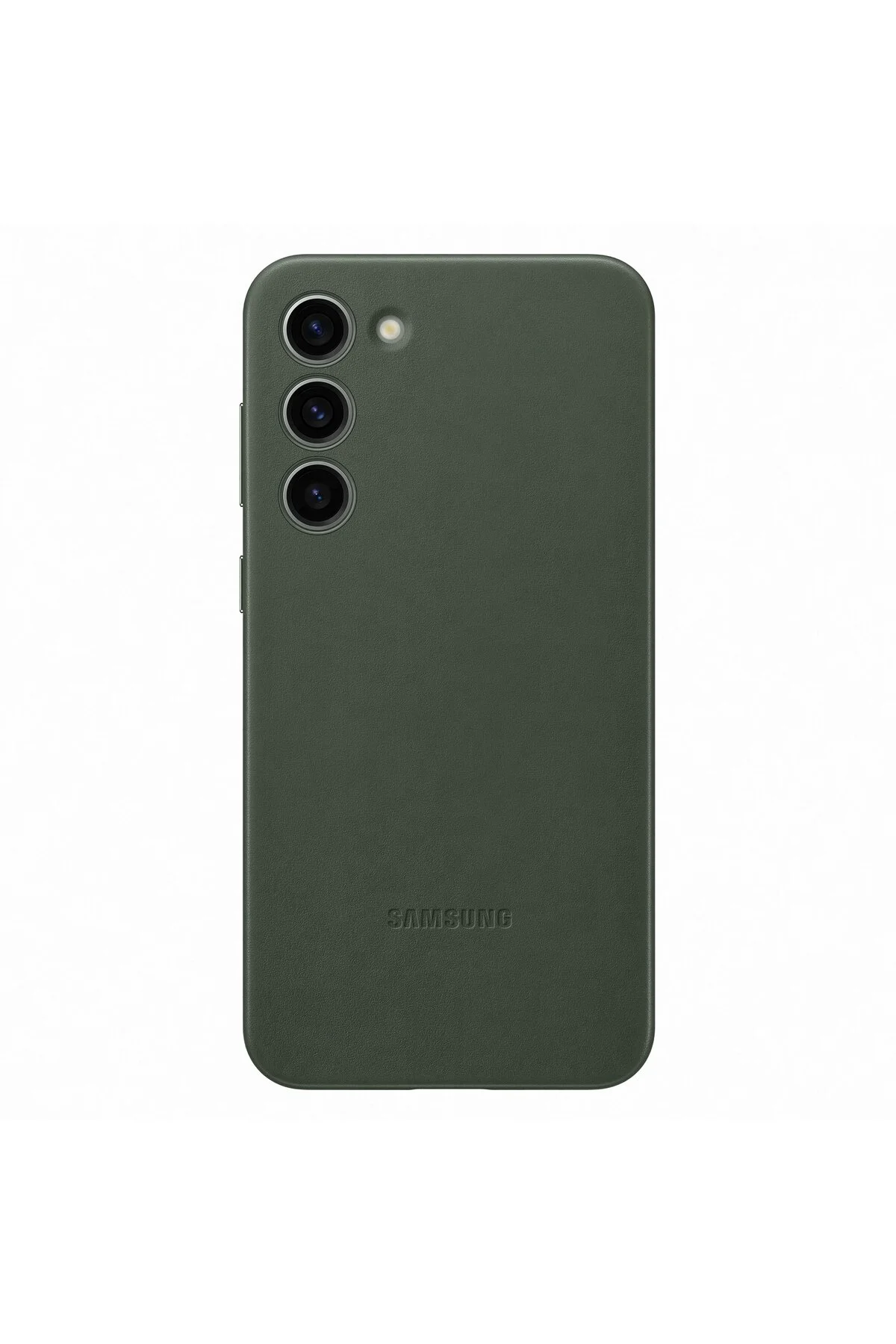 کاور چرمی گوشی گلکسی S23 پلاس رنگ سبز با طراحی شیک و محافظت عالی سامسونگ Samsung