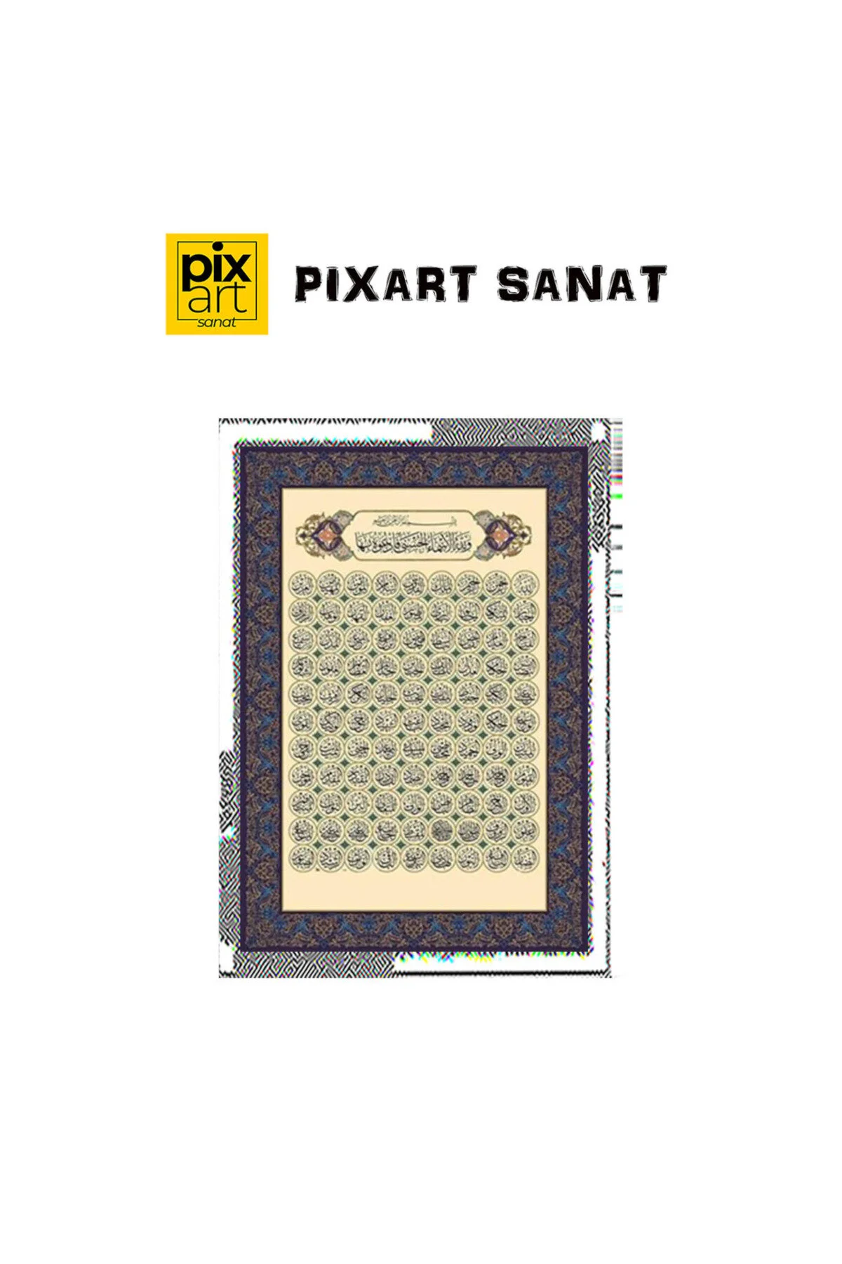 پازل سه بعدی PIXART ART DIAMOND MOSAIC PAINTING 60 80 pixartsanat