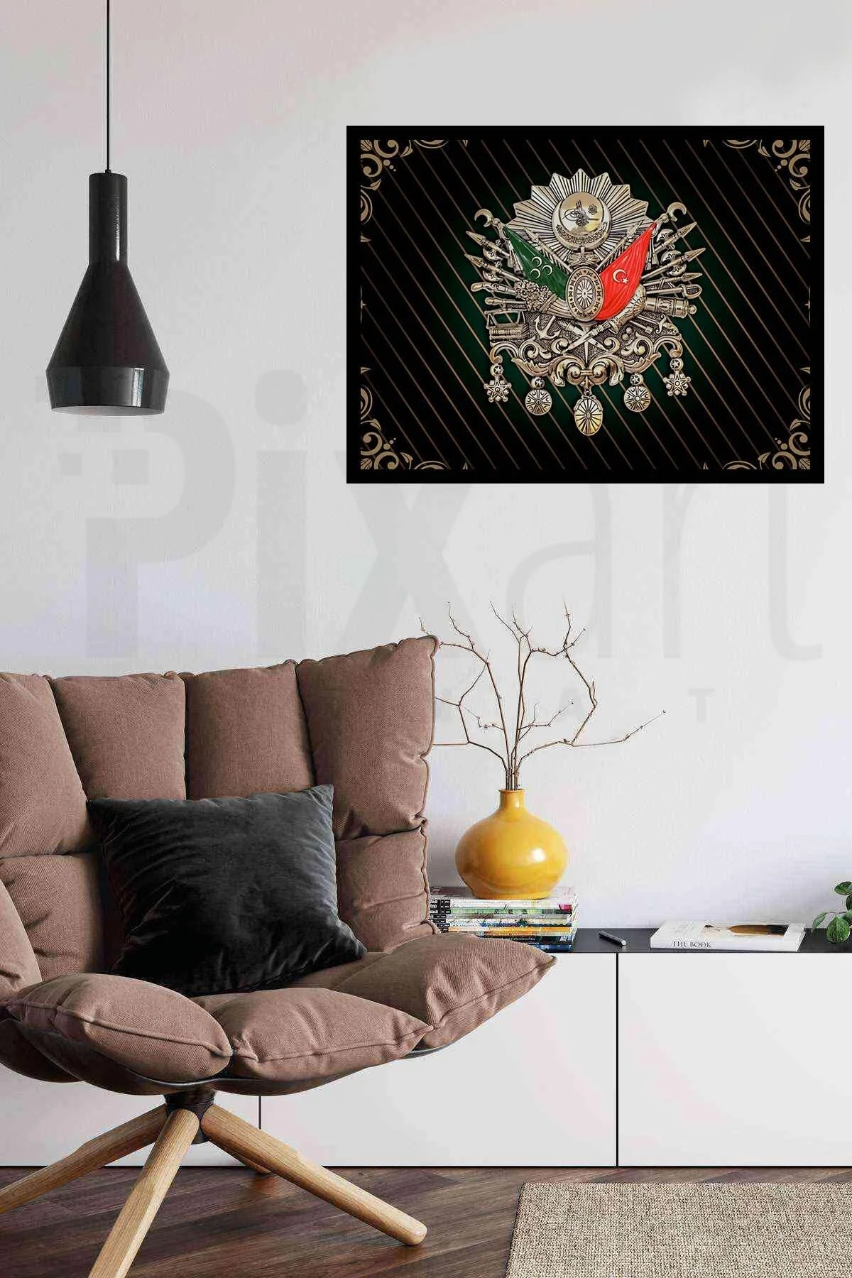 پازل سه بعدی طغرا عثمانی 45X60 PIXART ART DIAMOND PAINTING pixartsanat