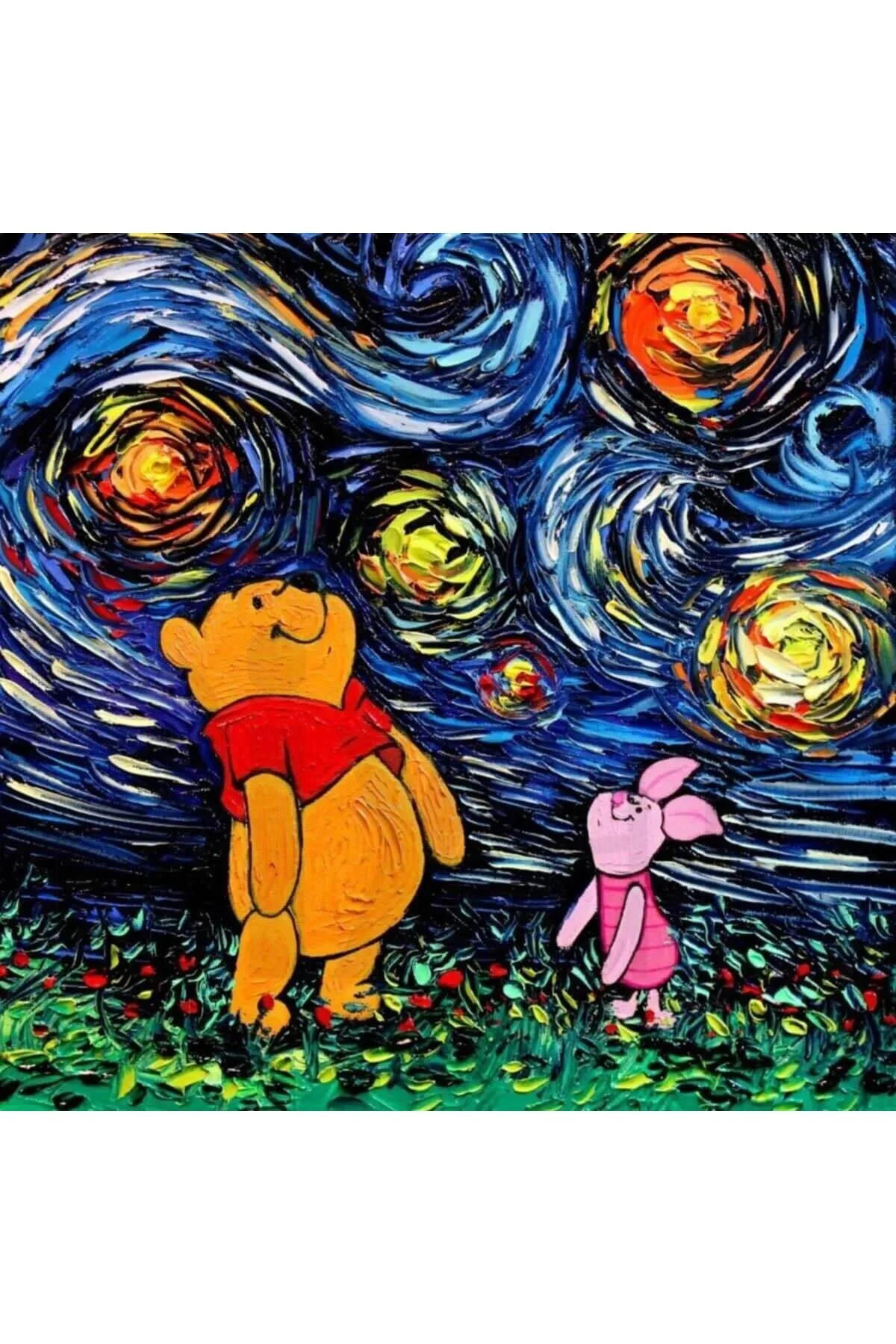 پازل سه بعدی وینی پو 50X50 PIXART ART DIAMOND PAINTING pixartsanat