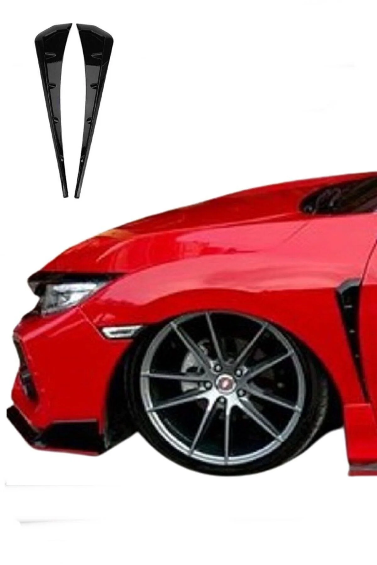 بادگیر خودرو TOYOTA COROLLA HYBRID 2019 و بعد از تهویه هوا FENDER BAR TROBUS