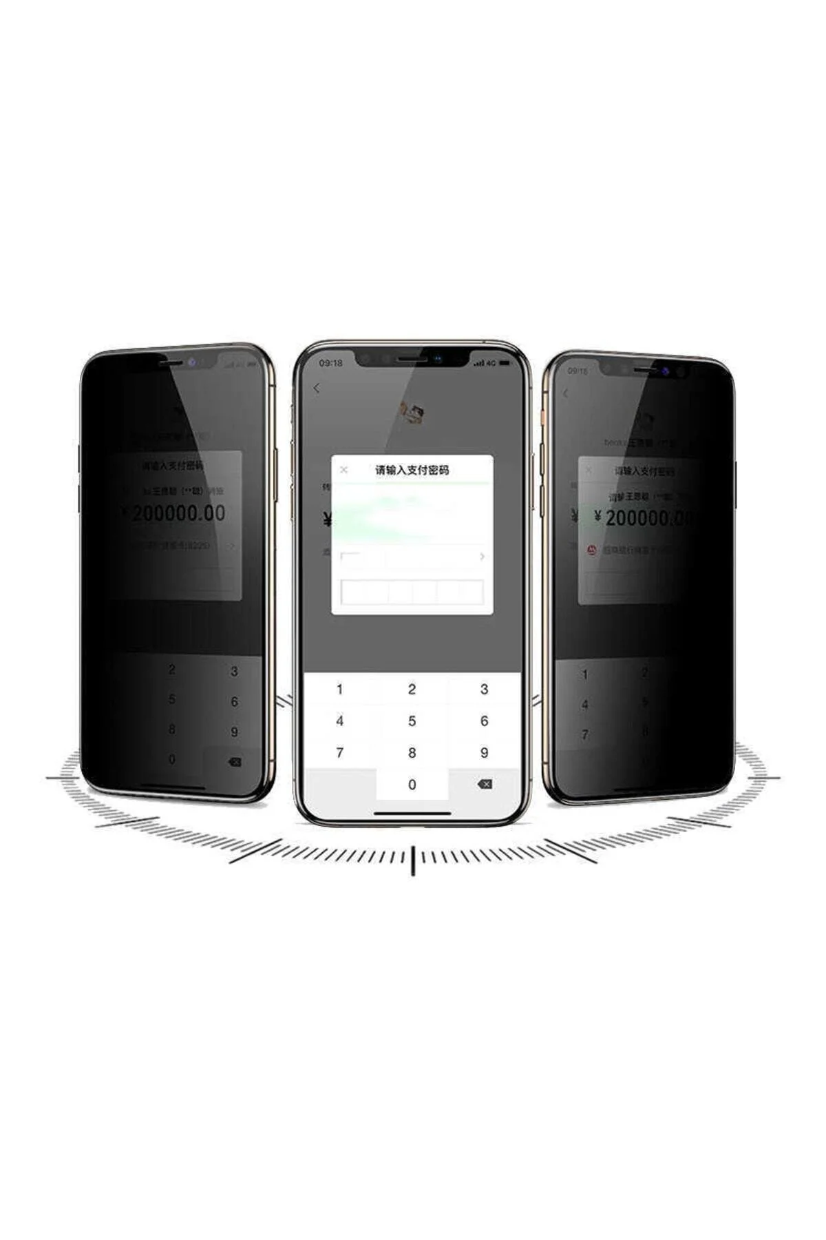 محافظ صفحه نمایش شیشه نشکن مخفی با GHOST پوشش کامل آیفون 12 پرو فیبکس Fibaks