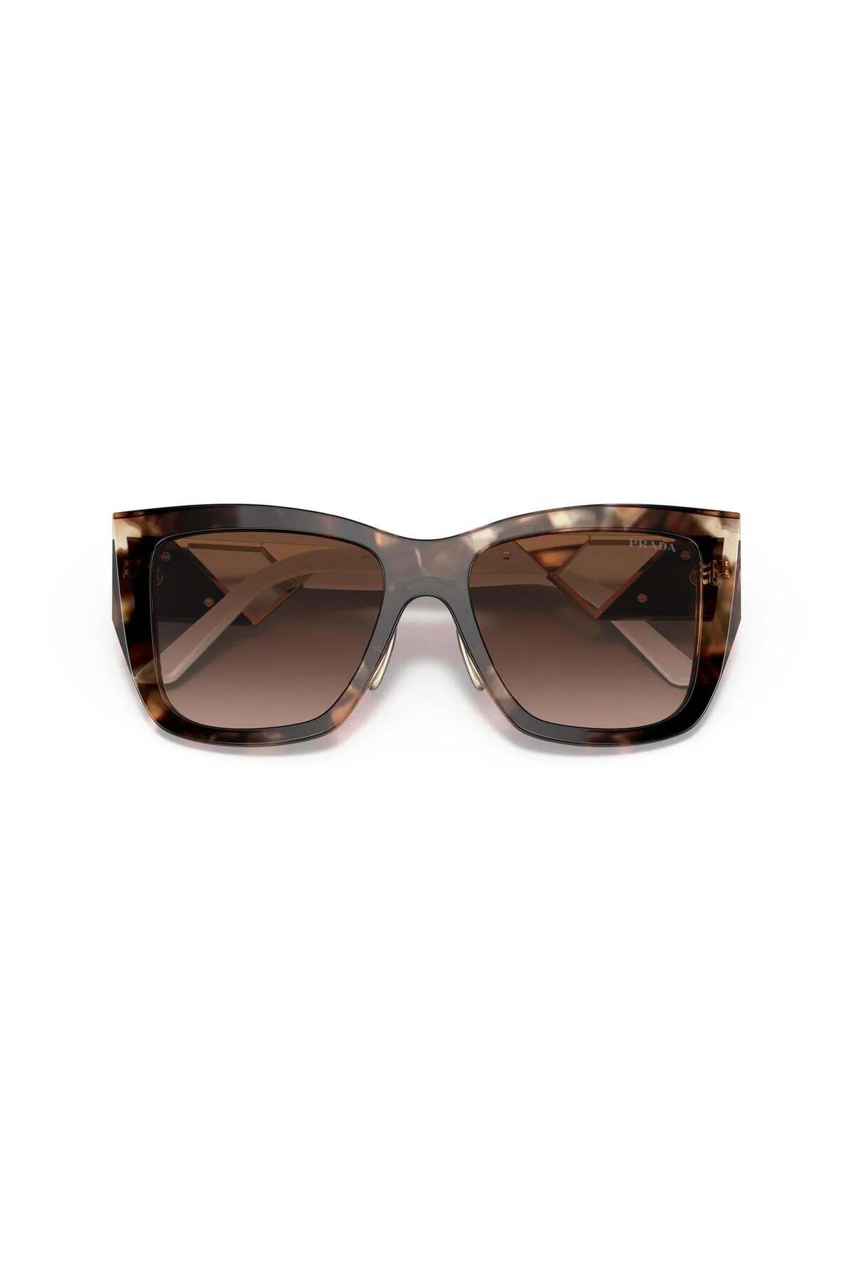 عینک آفتابی پرادا (Prada) مدل 0PR21YS 07R6S1 54-18 با لنز قهوه‌ای و طرح لئوپارد Prada