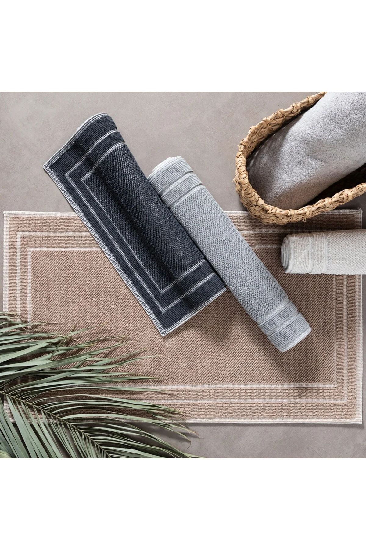 پادری حمام MACHA ANTHRACIT BATH MAT 60X100 Mudo Home