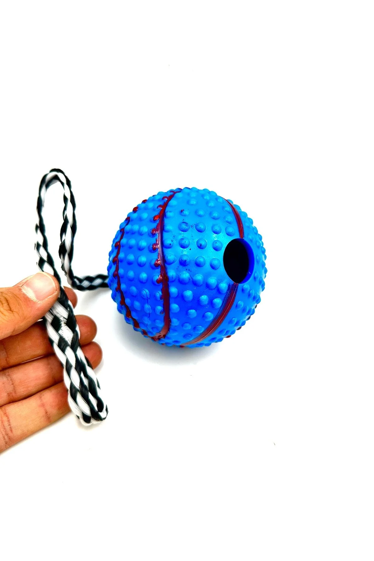 اسباب بازی سگ آبی اکسسوری پت مدل توپ بسکتبال Zilli Dog Training Toy  Tasma Market