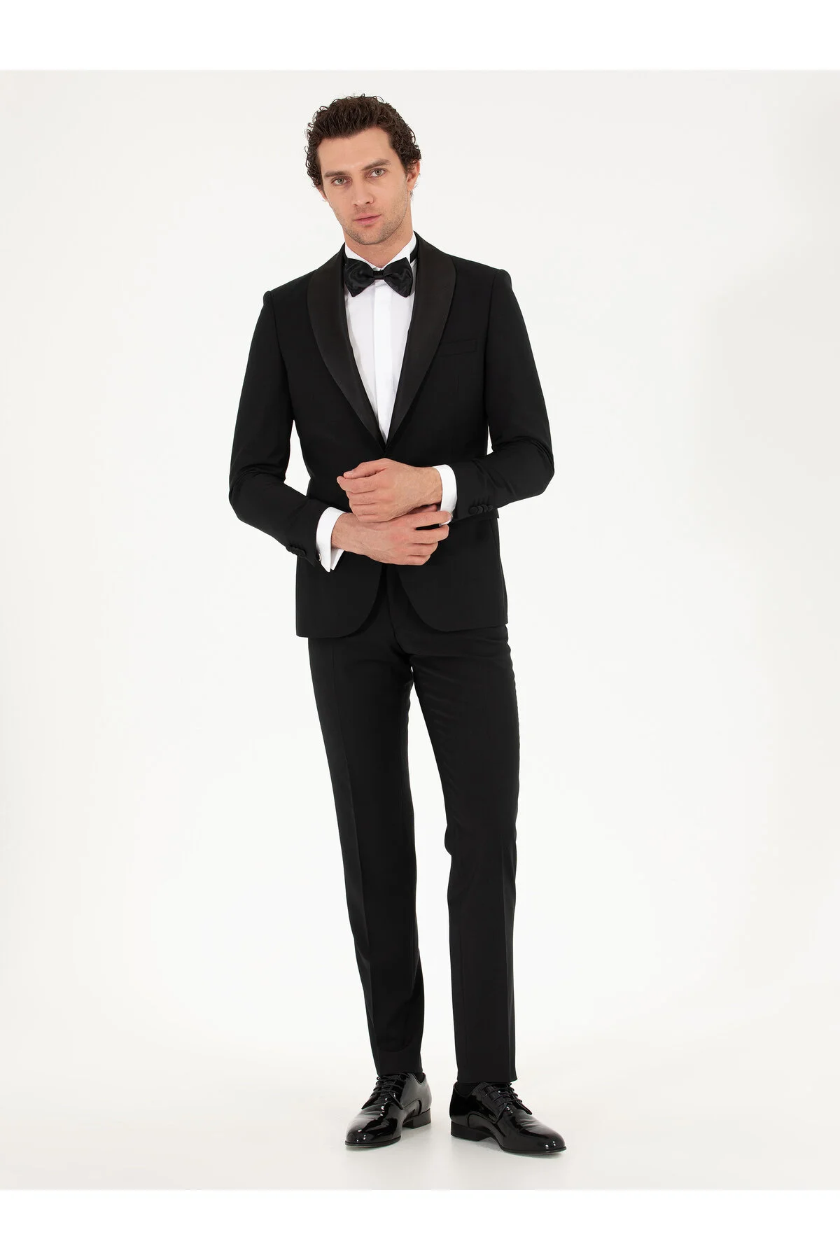 اسموکینگ مشکی SLIM FIT TUXEDO داماد 50269391 VR046 کاشارل Cacharel
