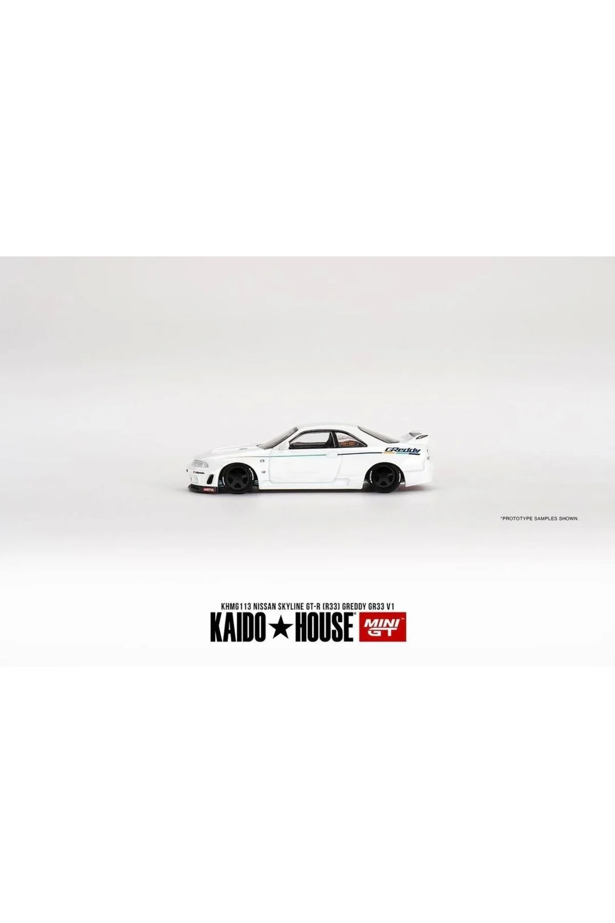 مدل خودرو KAIDO 1 64 NISSAN SKYLINE GT R R33 GREDDY GR33 V1 اورجینال mini gt
