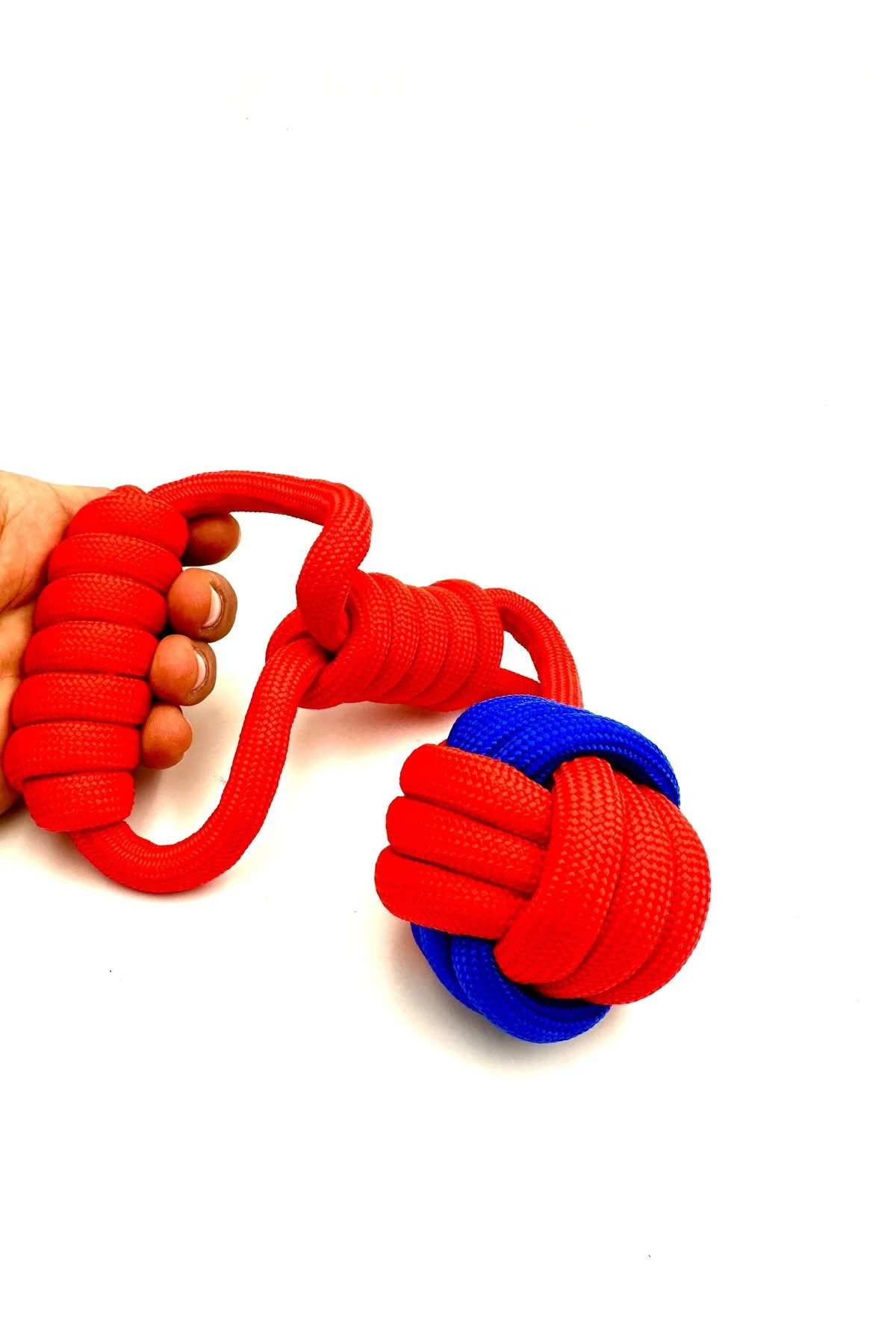اسباب بازی سگ قرمز اکسسوری پت گره اضافی دوام Destiny Dog Stress Toy  Tasma Market