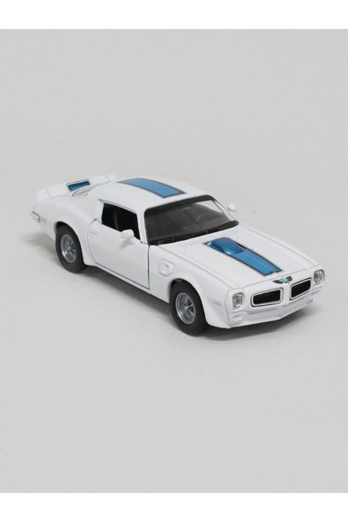 ماشین اسباب بازی مجوز 1972 PONTIAC FIREBIRD چک مرخصی فلزی 1: 32 34 سفید یا آبی WELLY