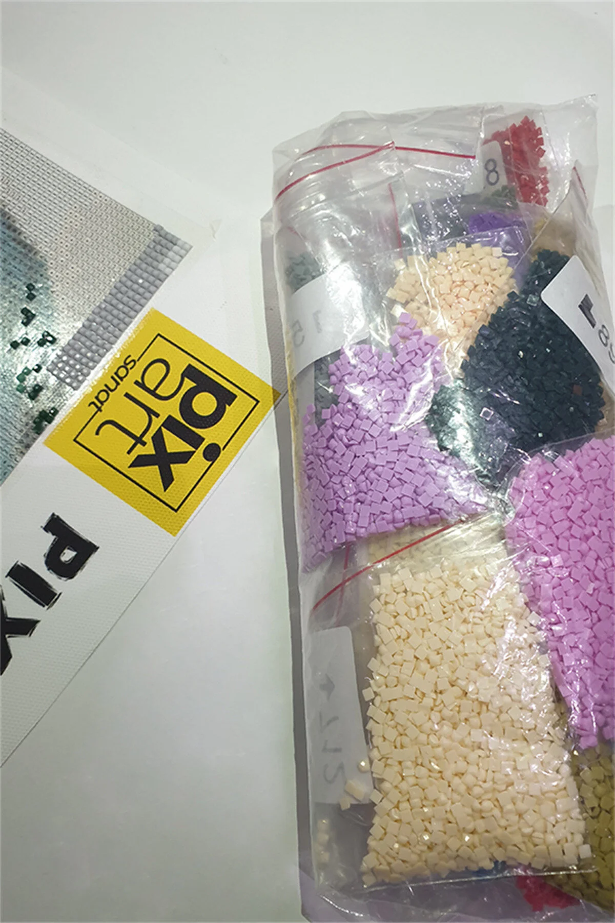 پازل سه بعدی گرامافون روی میز PIXART ART DIAMOND MOZAIC PAINTING 43 53 pixartsanat