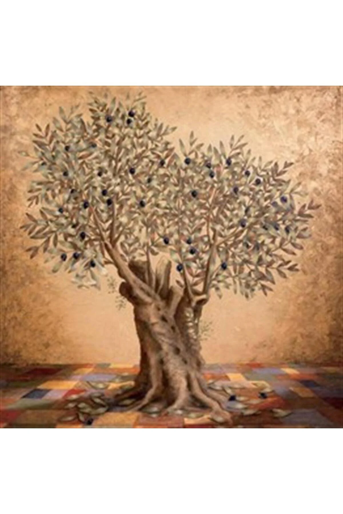 پازل سه بعدی دوبل درخت زیتون PIXART ART DIAMOND MOZAIC PAINTING 76 pixartsanat