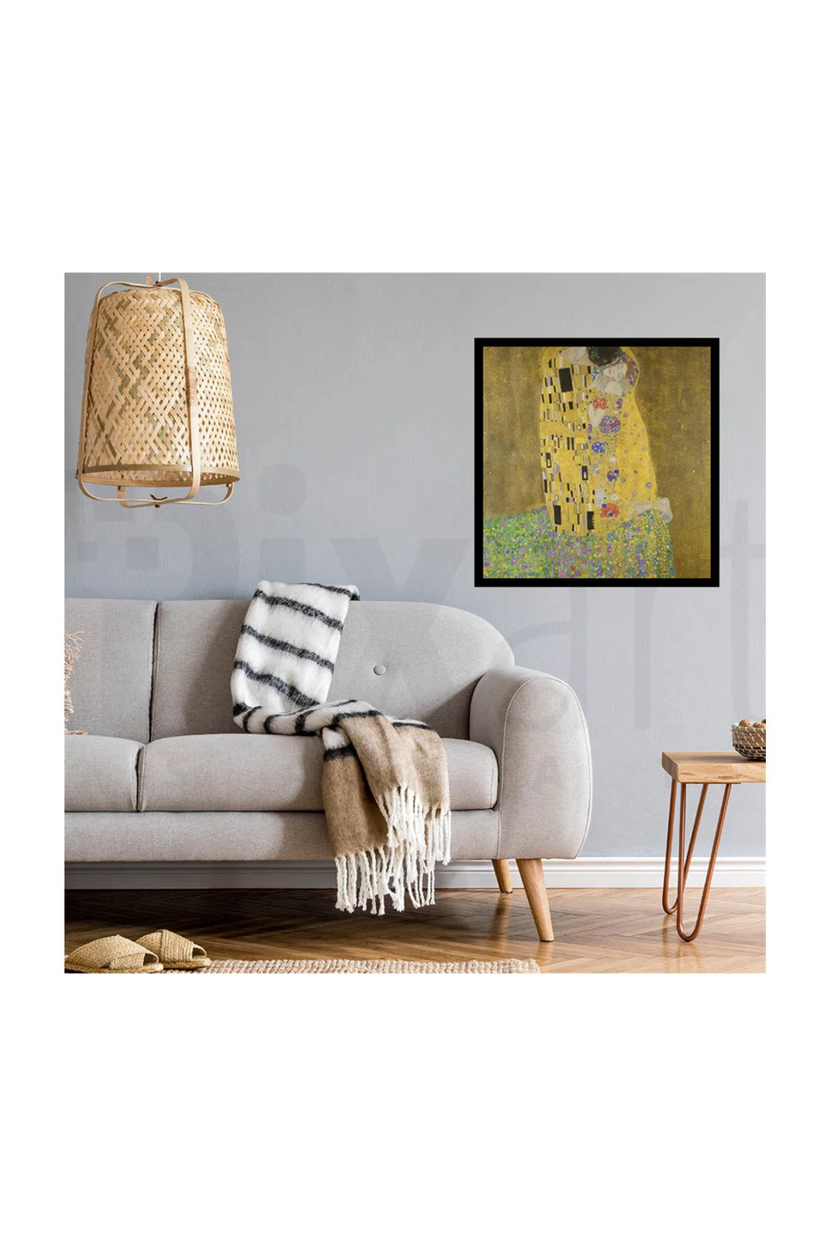 پازل سه بعدی GUSTAV KLIMT THE KISS PIXART ART DIAMOND PAINTING 48 51 pixartsanat