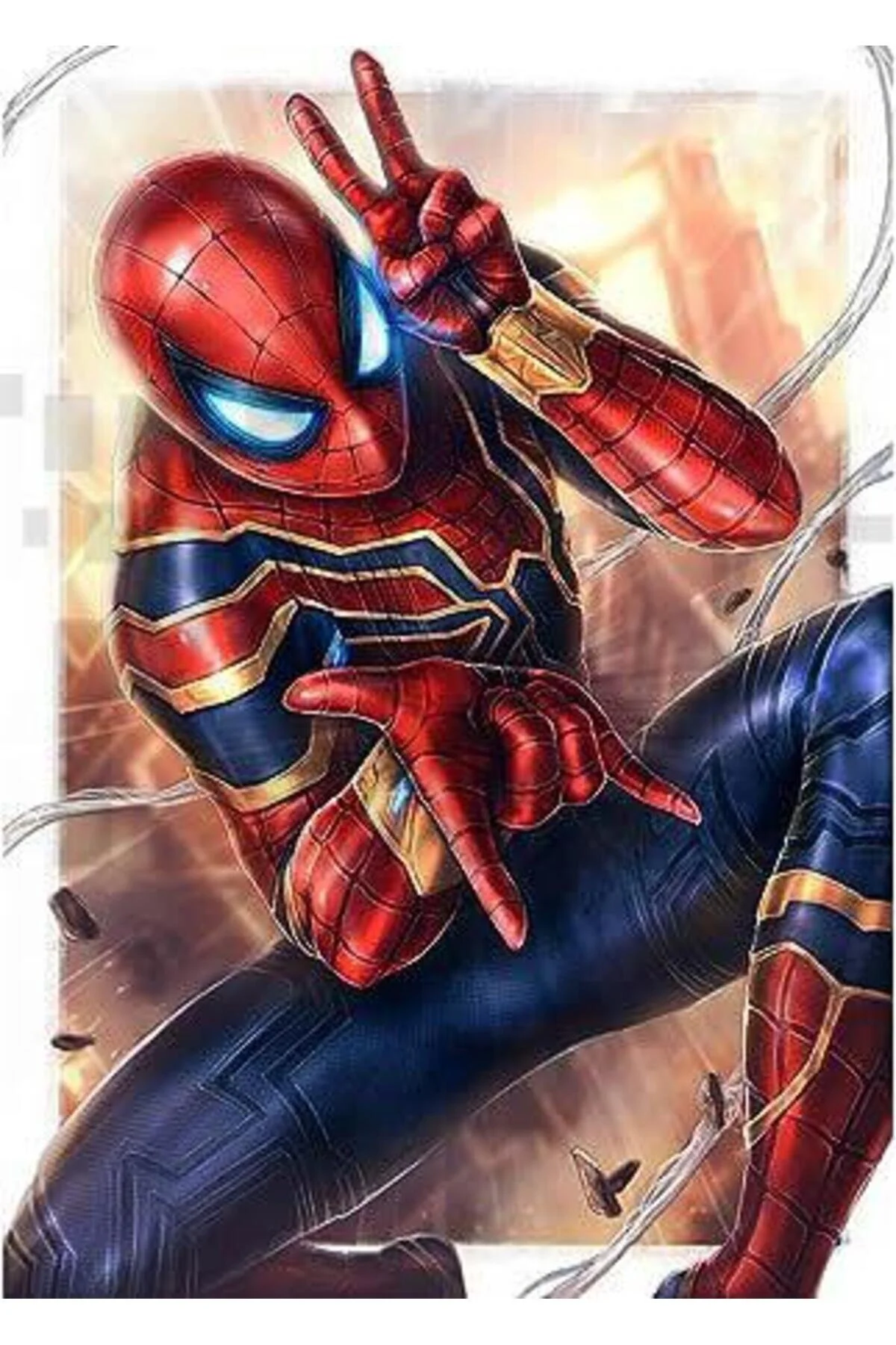 پازل سه بعدی SPIDERMAN 30 40 PIXART ART DIAMOND PAINTING TURKEY Genel Markalar