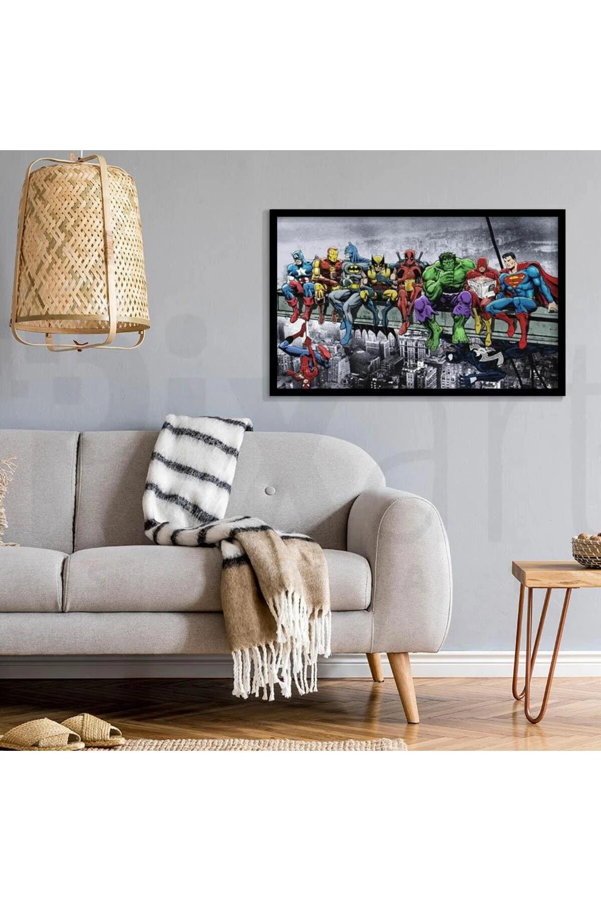 پازل سه بعدی SUPERHEROES 50X25 PIXART ART DIAMOND PAINTING Genel Markalar