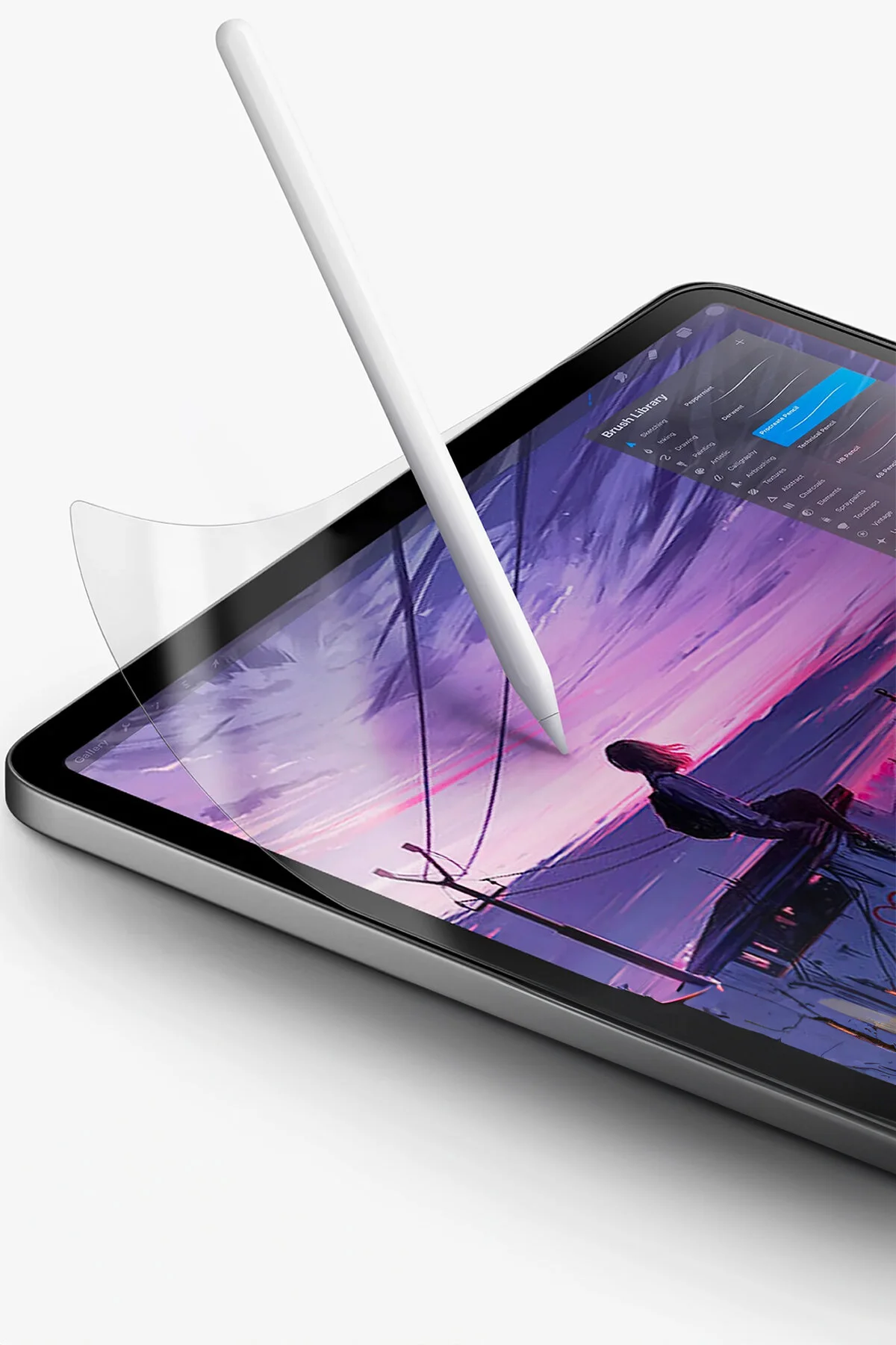 محافظ صفحه تبلت IPAD AIR 11 '' ' M2 تراشه نمایش OPTX PAPER SERIES FEELNOMOUS MATTE PAPPERLIKE UNIQ Better By Design