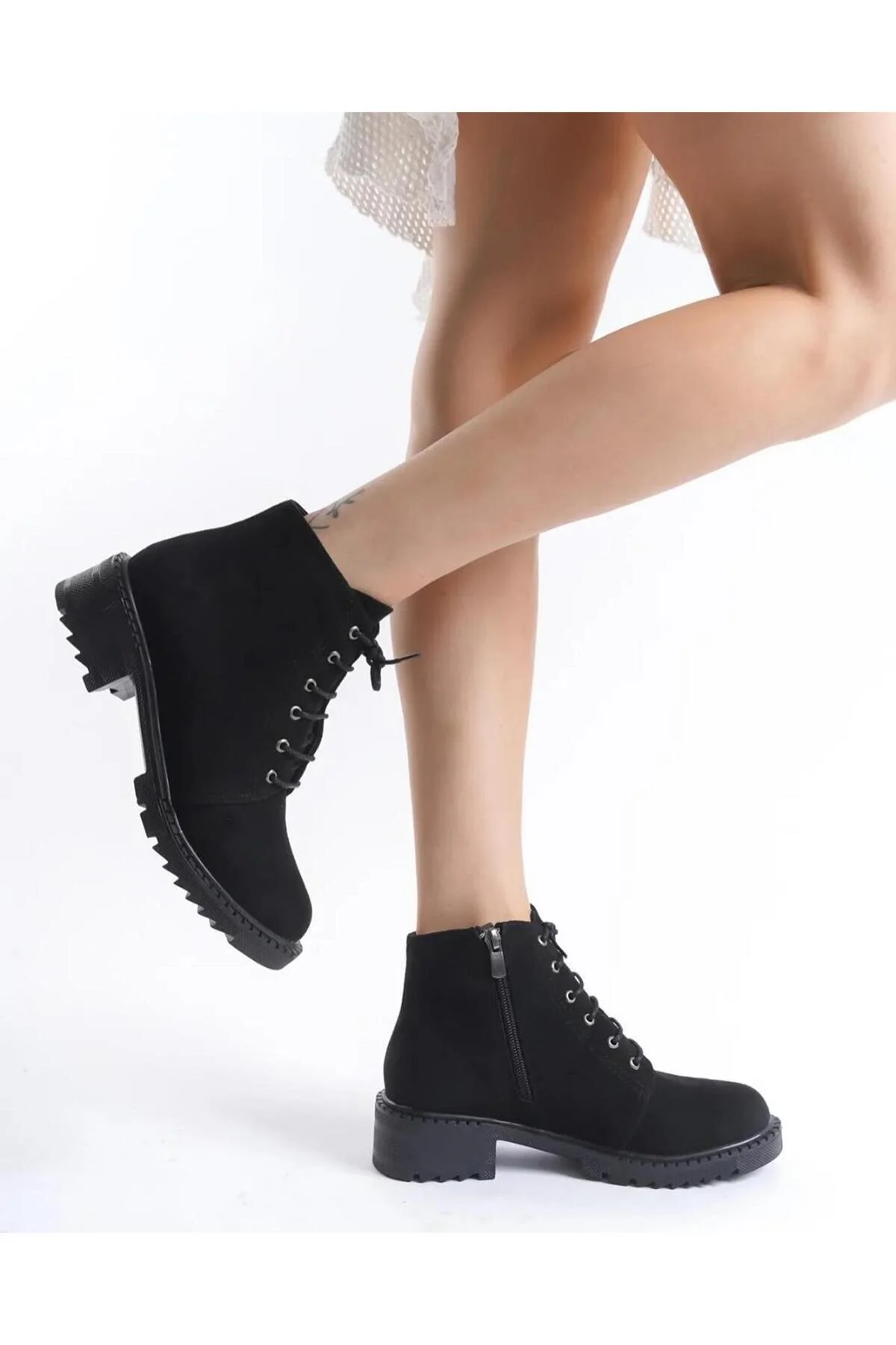 چکمه و بوت های ضد آب زنانه AMOR LACE UP GİYSONE