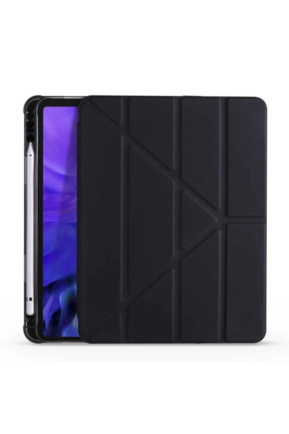 کاور تبلت IPAD AIR 11 INCH M2 M3 CHIP 4. 5. 6. قاب قلم تاشو نسلی با محفظه و حالت خواب فیبکس Fibaks