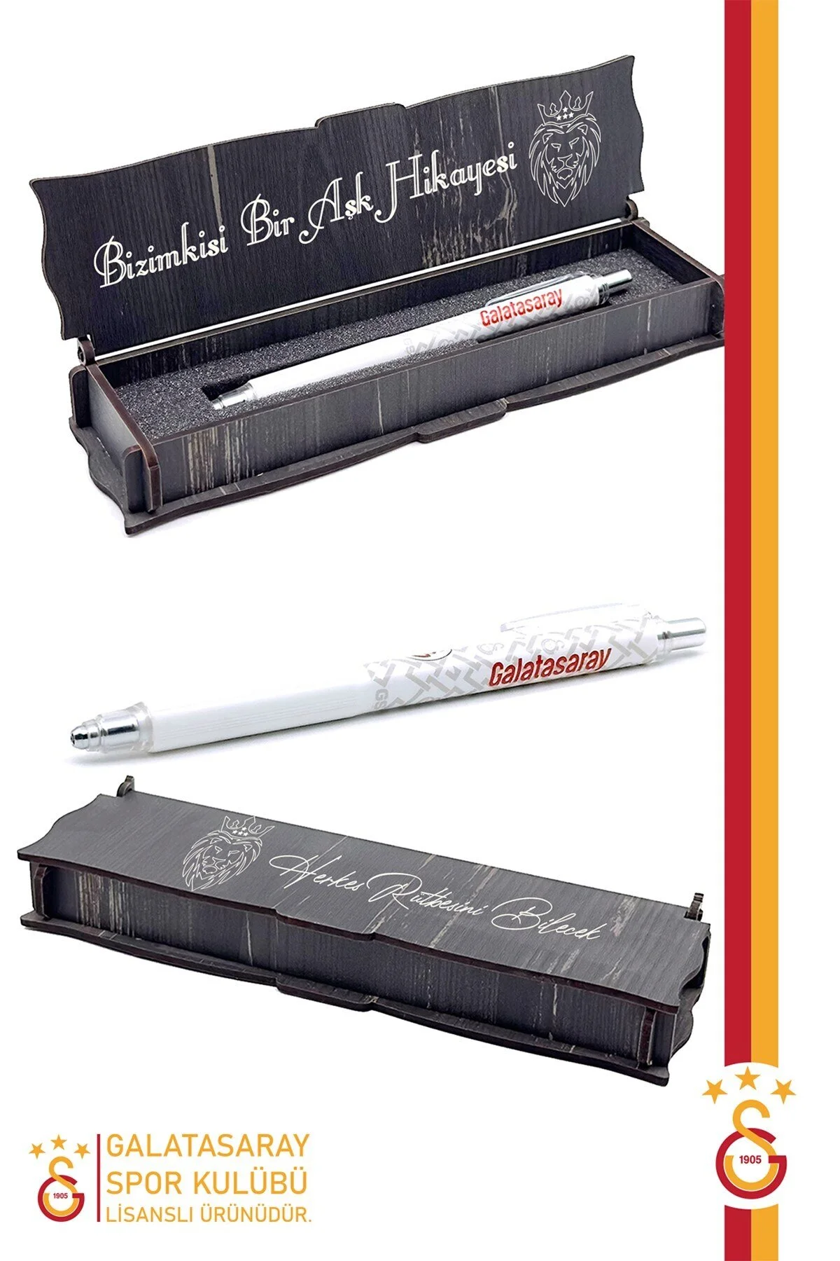 مداد مکانیکی ورساتیل سفید PEN EDED دارای مجوز اصلی مجوز. گالاتاسارای Galatasaray
