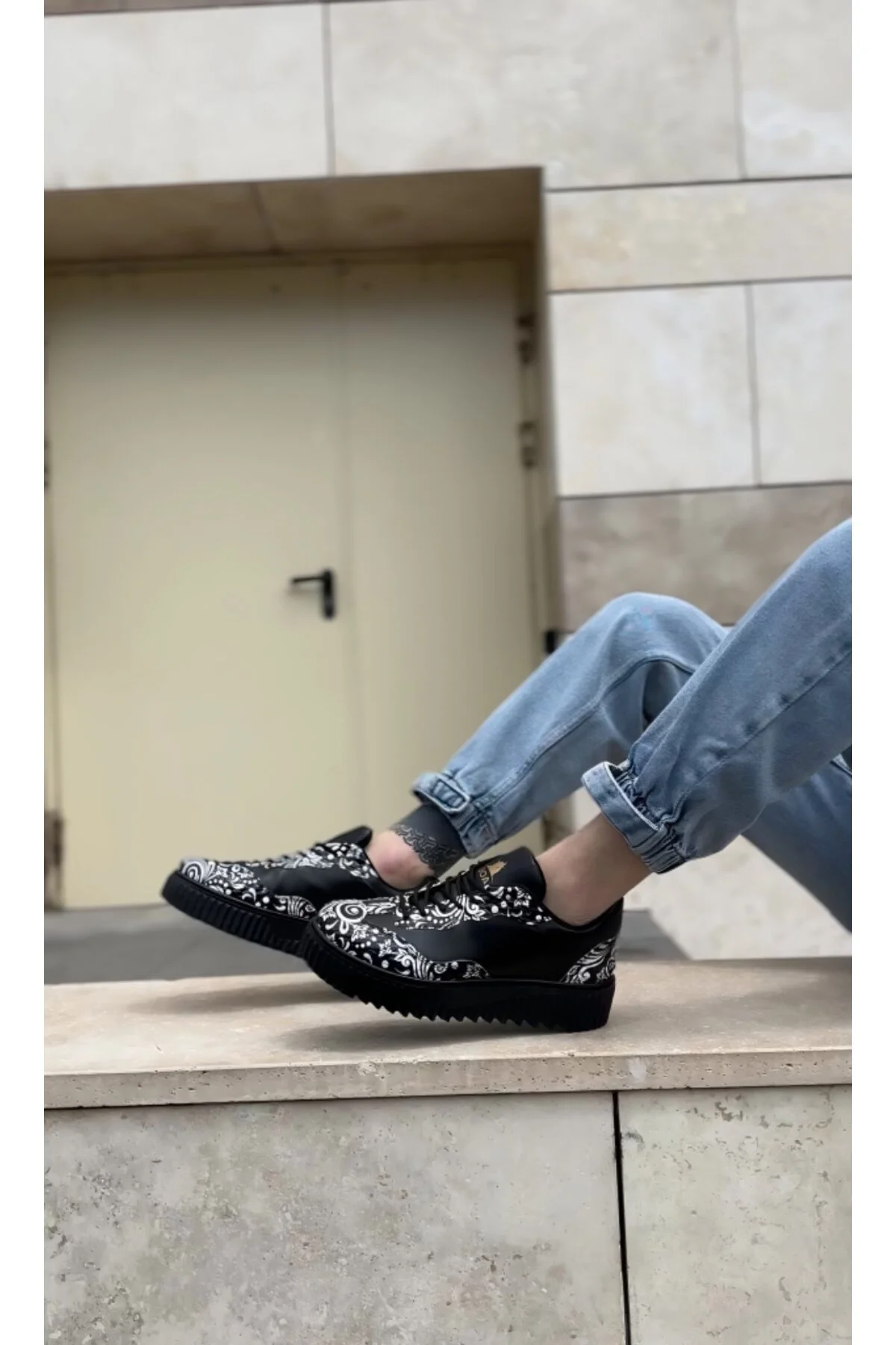 کفش مردانه BA0802 BOA GOTHIC الگوی روزانه BOA