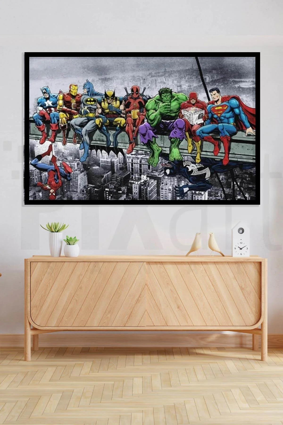 پازل سه بعدی SUPERHEROES 50X25 PIXART ART DIAMOND PAINTING Genel Markalar