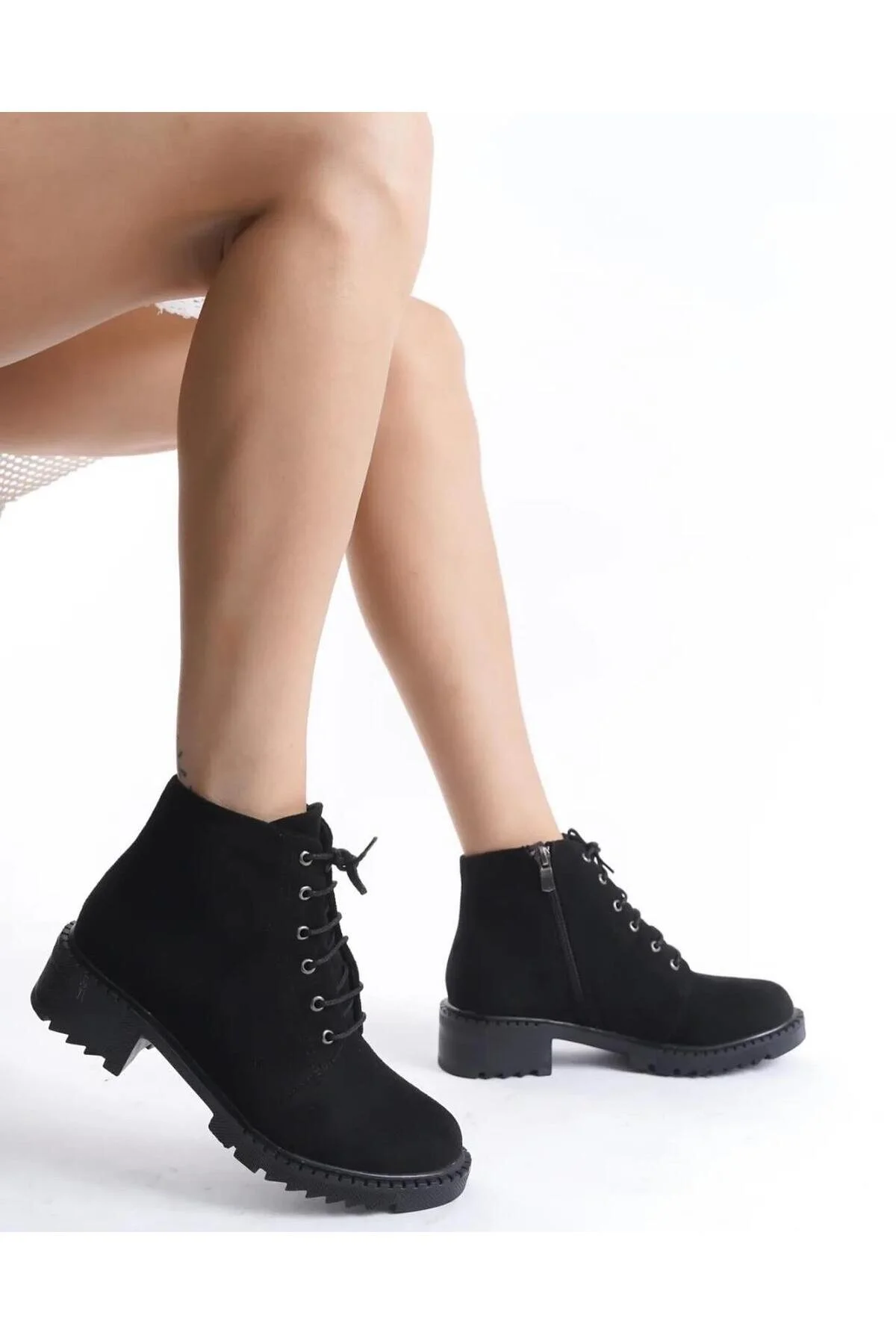 چکمه و بوت های ضد آب زنانه AMOR LACE UP GİYSONE