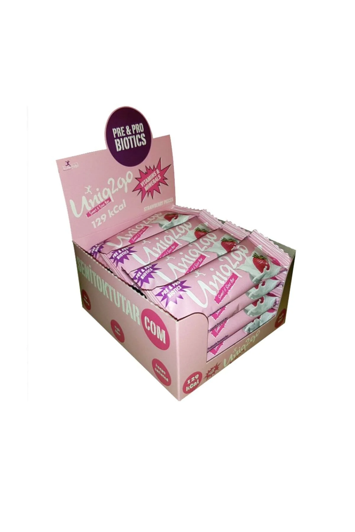 پروتئین بار SWEET SOUR PRE PROBIOTIC BAR PROTEIN 38 گرم 16 عدد اورجینال Uniq2go