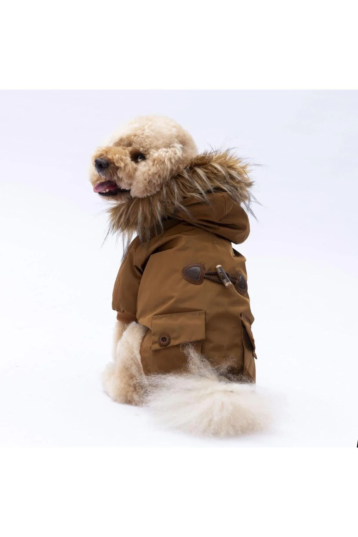لباس سگ CAMEL CHARLES DOG COAT RAINCOAT CLOTHES DRESS اورجینال Pawstar