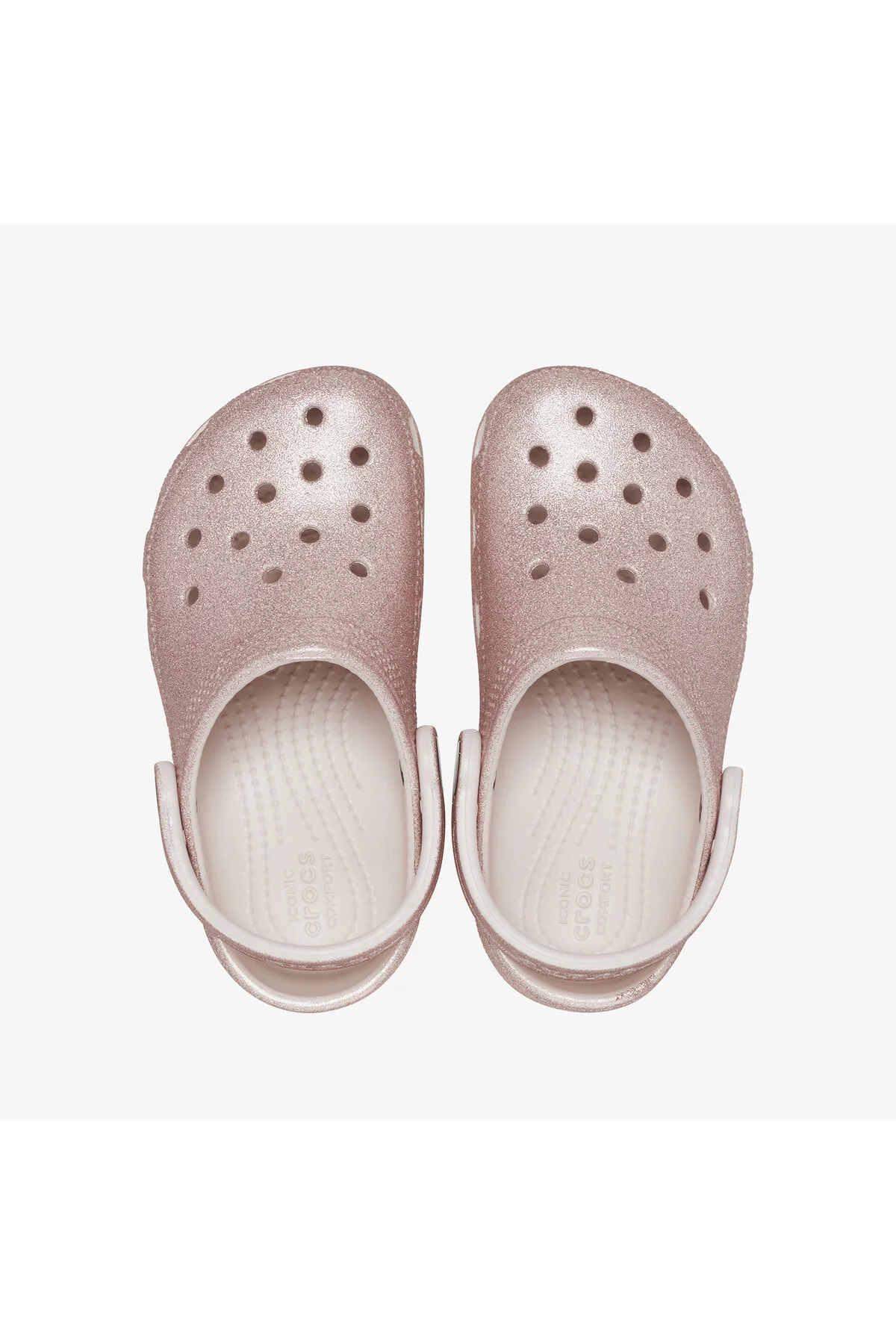 کفش پسرانه دخترانه یونیسکس 2069926Wv کلاسیک Glitter Clog T Amp Ccedil Ocuk Terlik Pembe کراکس Crocs