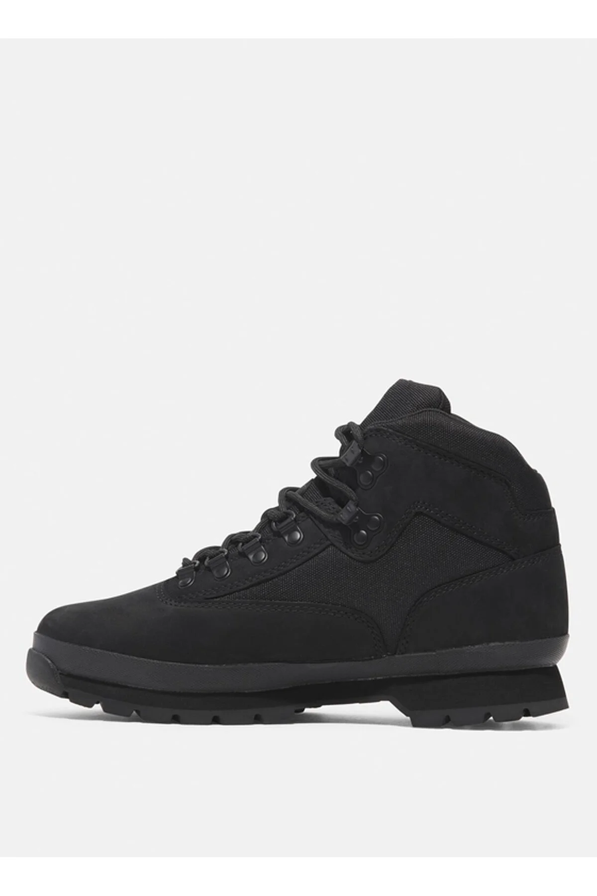 بوت پوتین مردانه چرم + نساجی سیاه و سفید یورو Honğer Mid Lace Up Boot تیمبرلند Timberland
