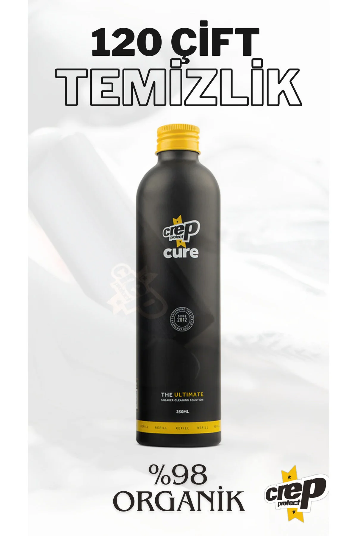 مراقبت کفش محلول تمیز کردن ارگانیک نهایی 250 میلی لیتر CREP PROTECT