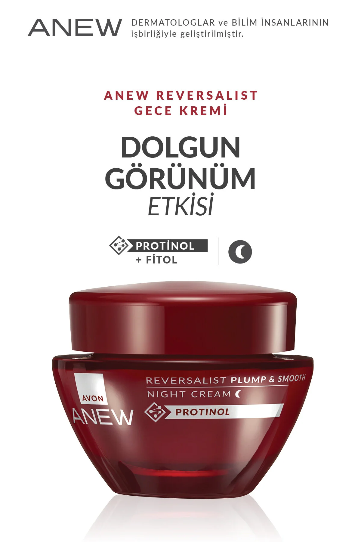 کرم صورت خامه ای عقب و شب صاف 50 میل. مجموعه دوگانه Avon