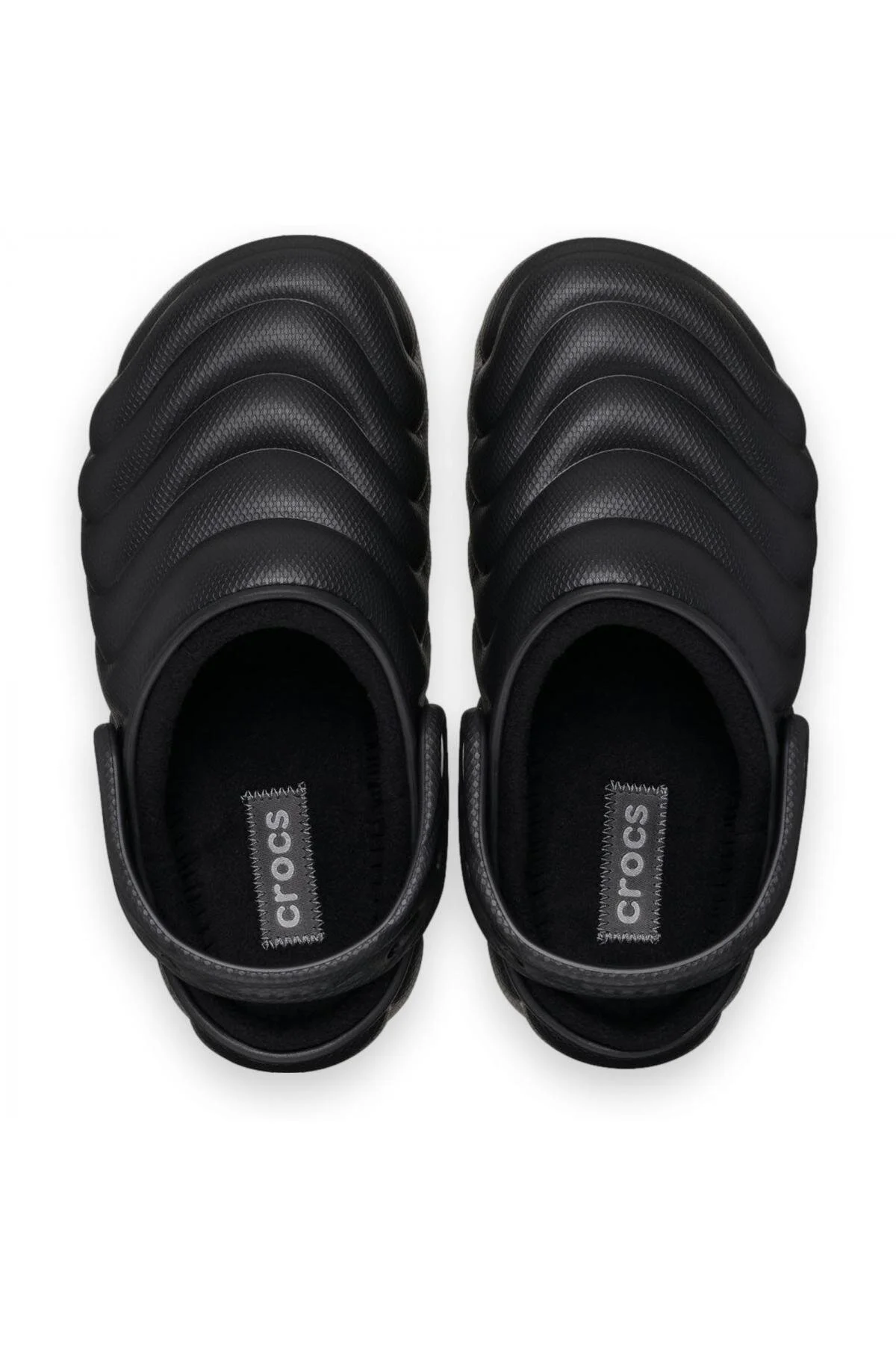 کفش مردانه زنانه یونیسکس کلاسیک Overpuff Clog Slipper مشکی و کراکس Crocs