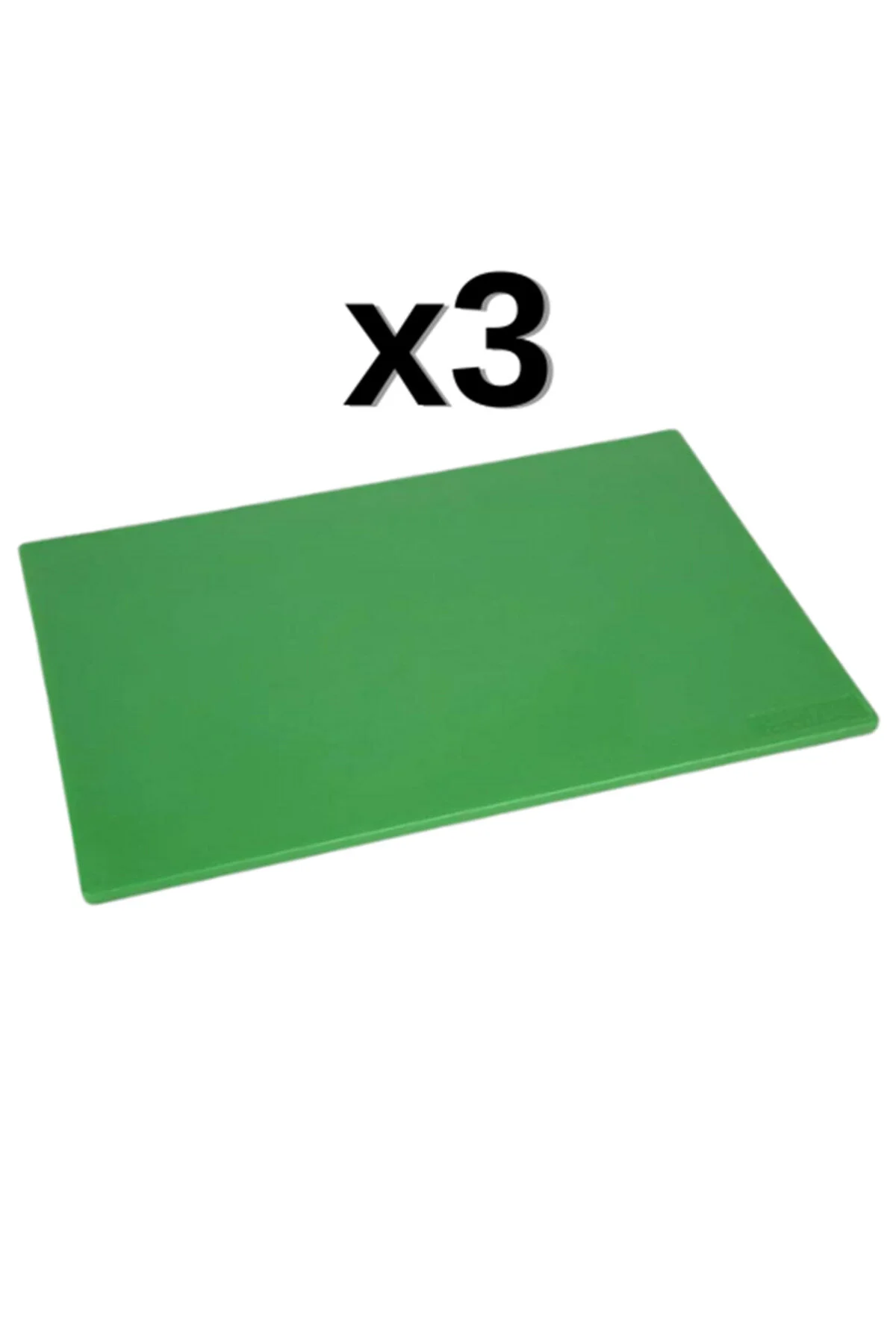 تخته برش سبز گوشت 3 قطعه 50X30X4 سانتی متر صفحه پلی اتیلن 4788  Türkay