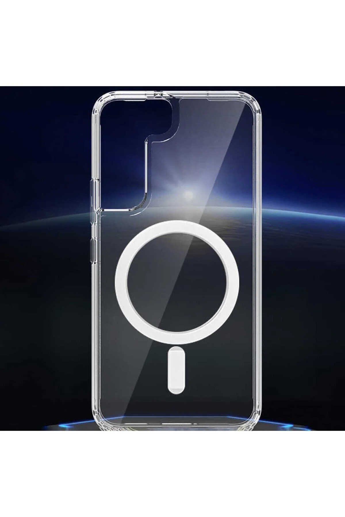 کاور و قاب SAMSUNG GALAXY S22 PLUS CASE CHARGING WIRELESS COVER شفاف پشتیبانی می کند Fibaks