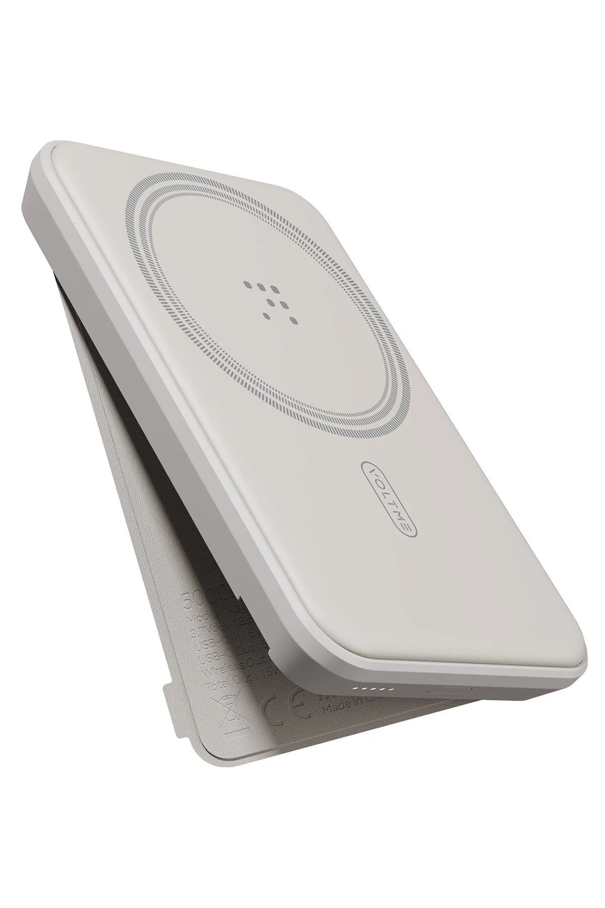 پاوربانک بژ MAGPAK 5000MAH MAGSAFE WIRELESS 22.5W اورجینال VOLTME