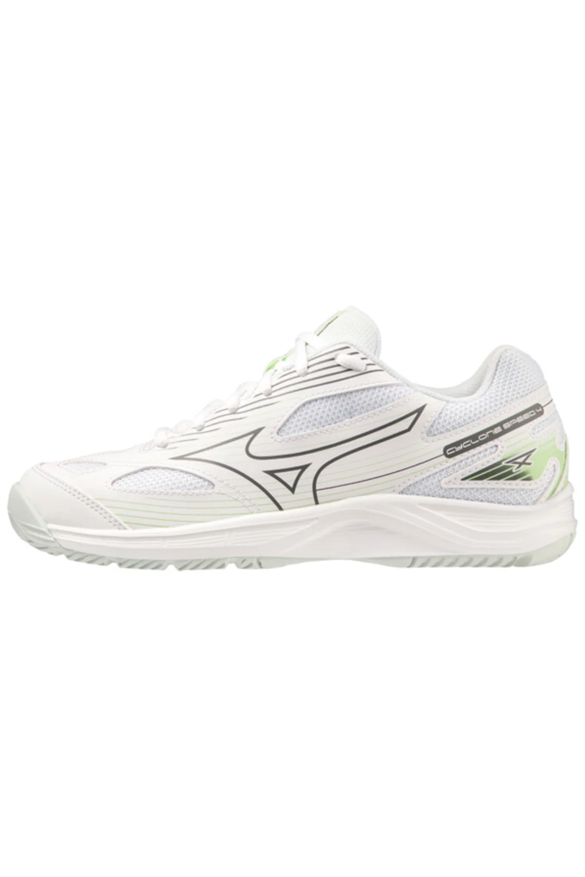 کفش والیبال سفید زنانه Cyclone Speed ​​4 Mizuno