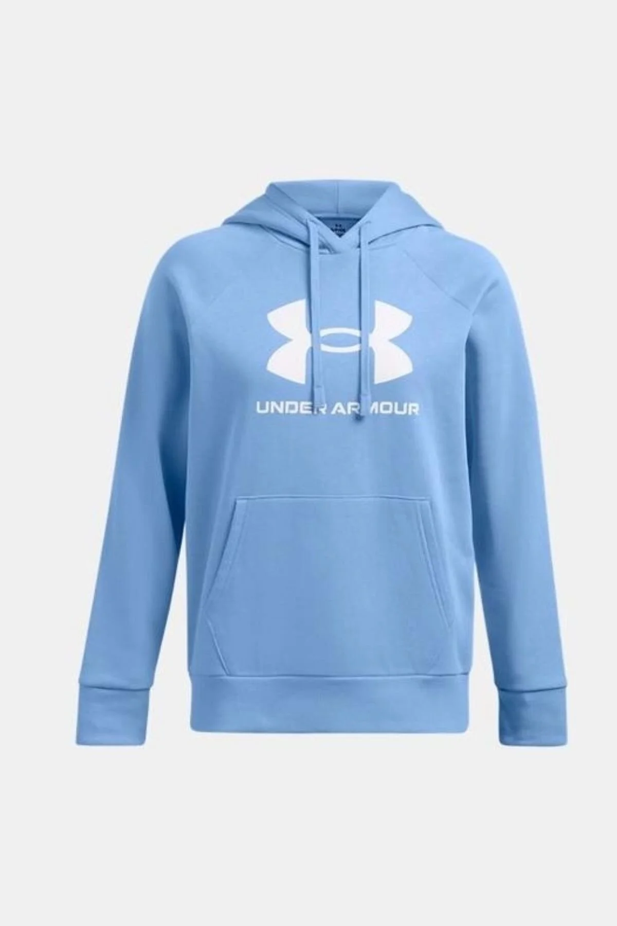سویشرت سوئیشرت یقه کلاهدار زنانه لوگوی بزرگ طرح دار آبی 465 آندر آرمور Under Armour
