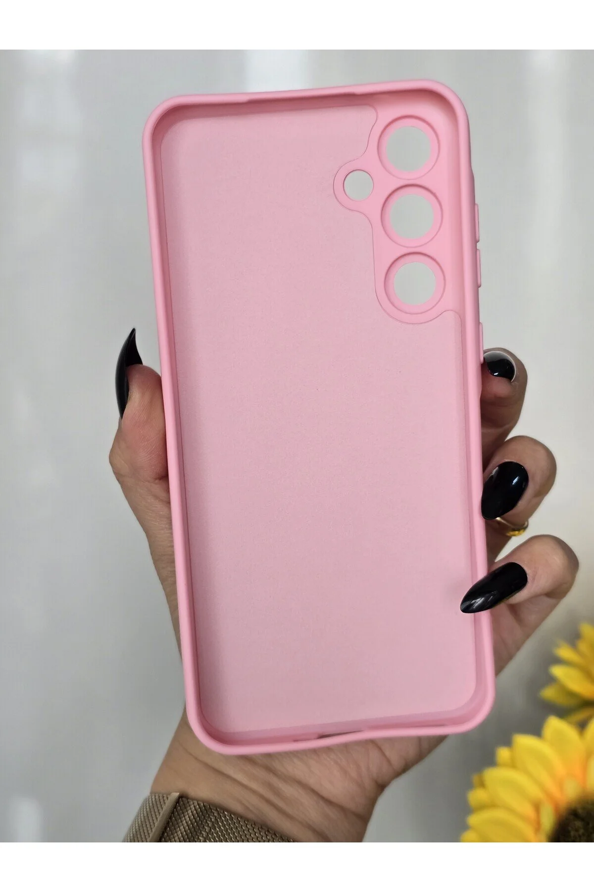 کاور و قاب چاپی روبانی پرتاب مخملی سازگار با GALAXY S24 FE Magic Ring