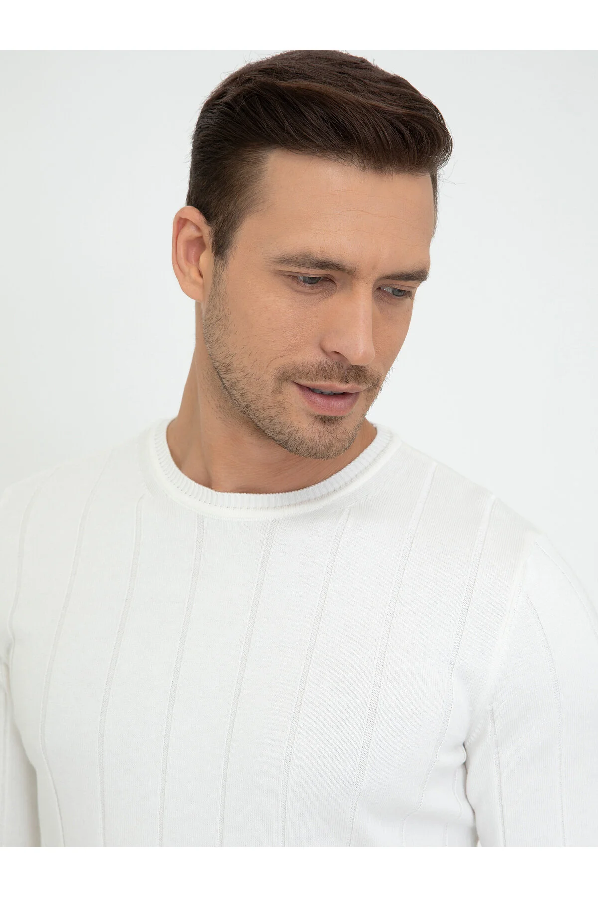 پلیور BICYCLE FIT SLIM YAKA KNITWEAR KAZAKH 50240208 VR019 کاشارل Cacharel