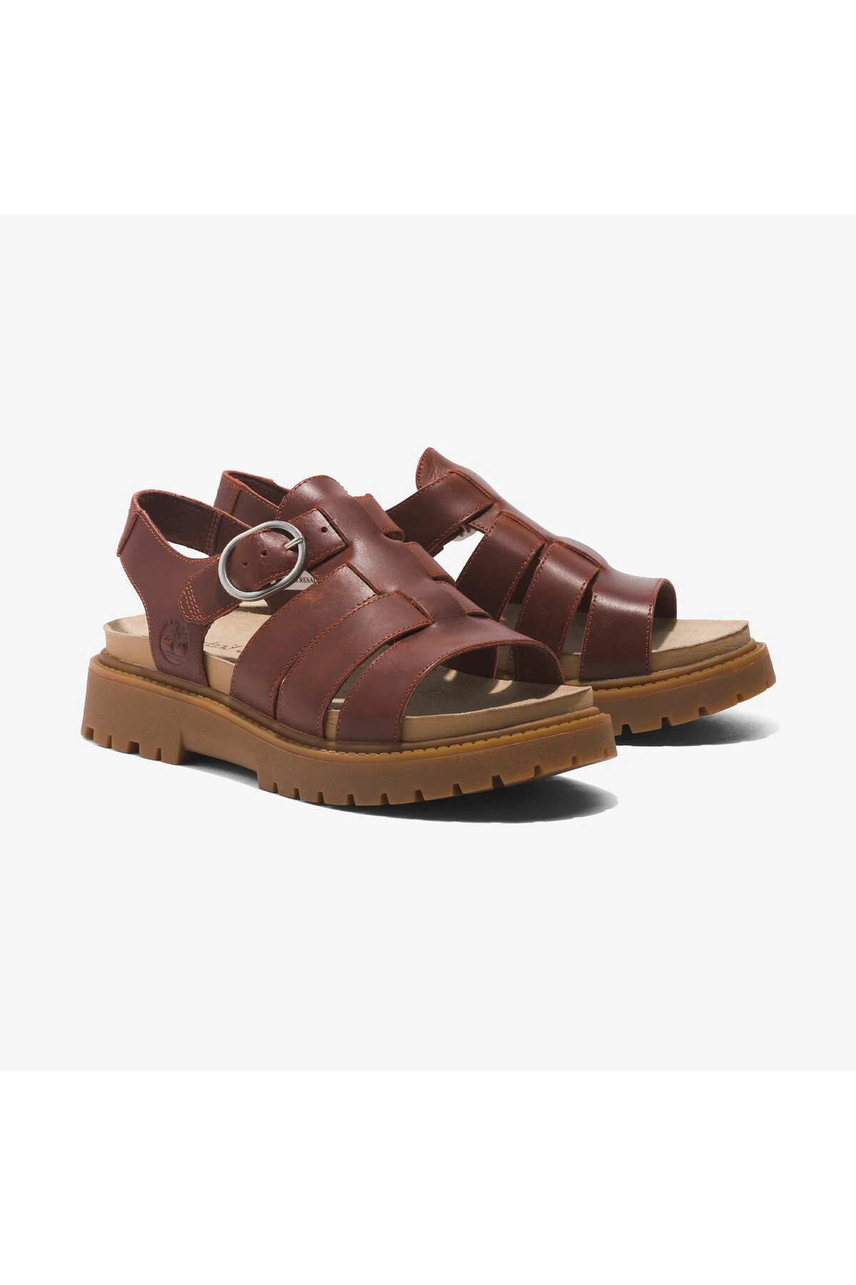 کفش زنانه صندل قهوه ای ماهیگیر تیمبرلند Timberland
