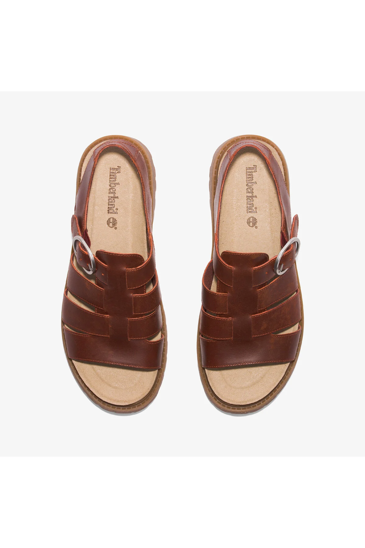 کفش زنانه صندل قهوه ای ماهیگیر تیمبرلند Timberland