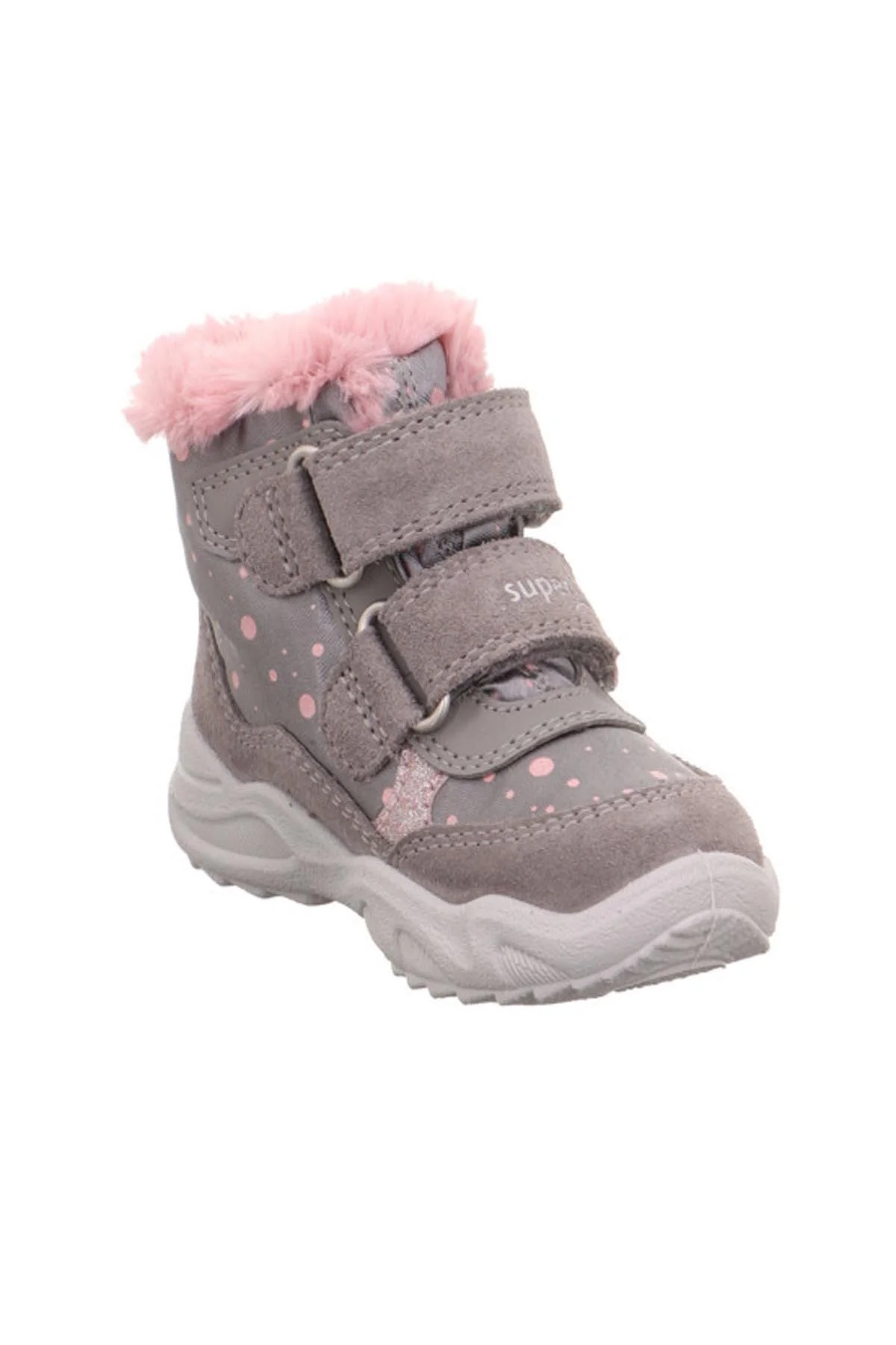 بوت پوتین صورتی دخترانه و بچگانه GIRL GORE TEX PEMBELI SEMI خاکستری سوپرفیت Superfit