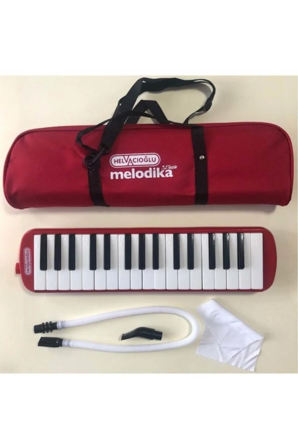 ملودیکا 32K 32 KEY MELODICA CABLING قرمز. Helvacıoğlu