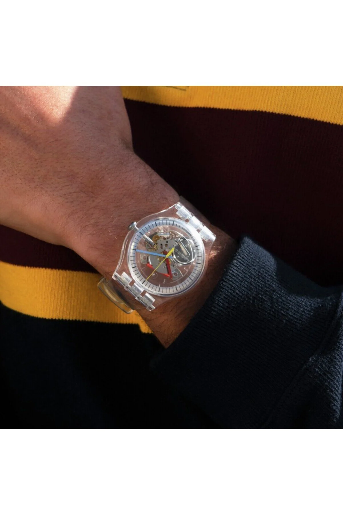 ساعت مچی مردانه GENT S06 SWATCH CLEARLY NEW سواچ Swatch